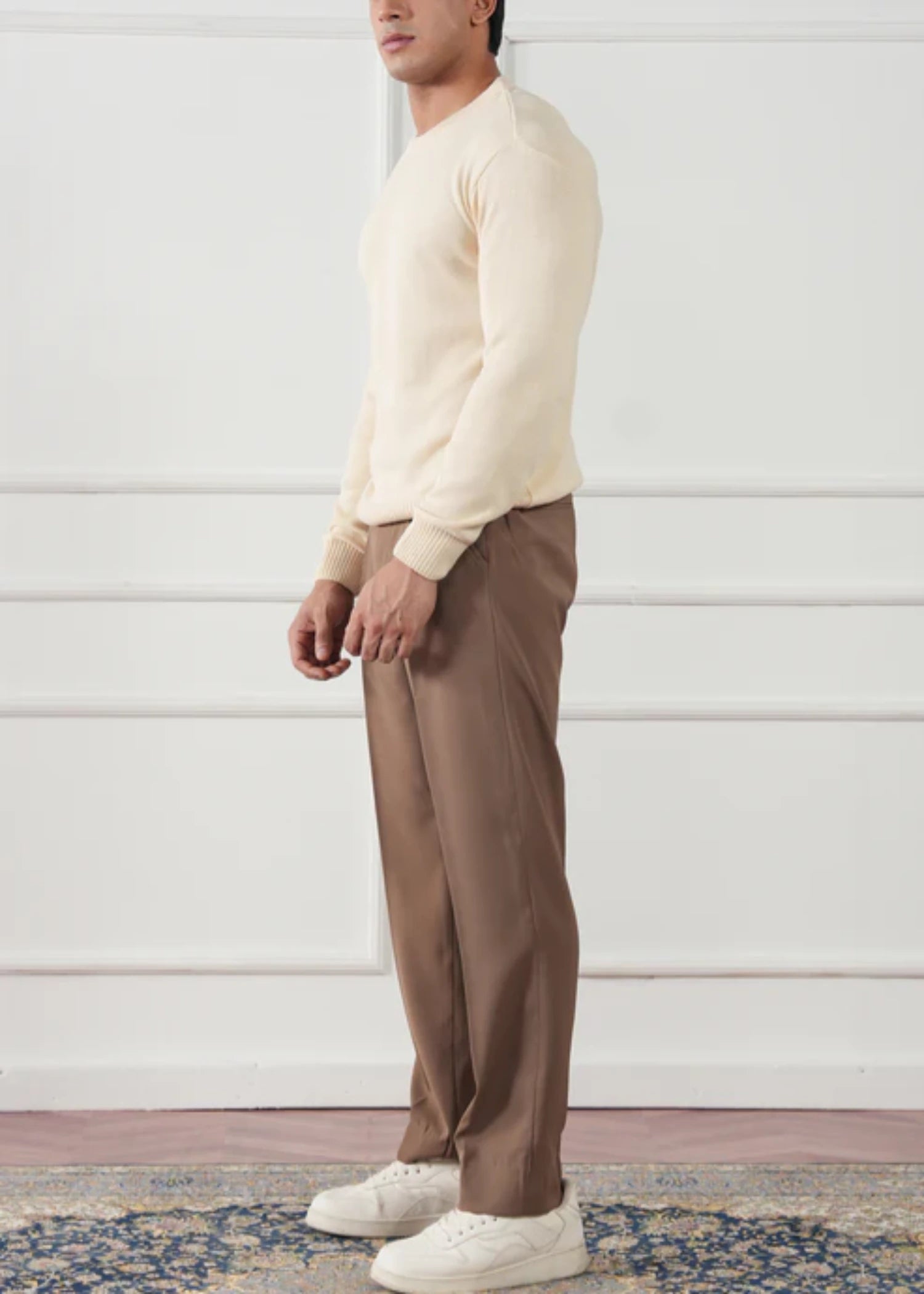 cotton Sweater in Cream