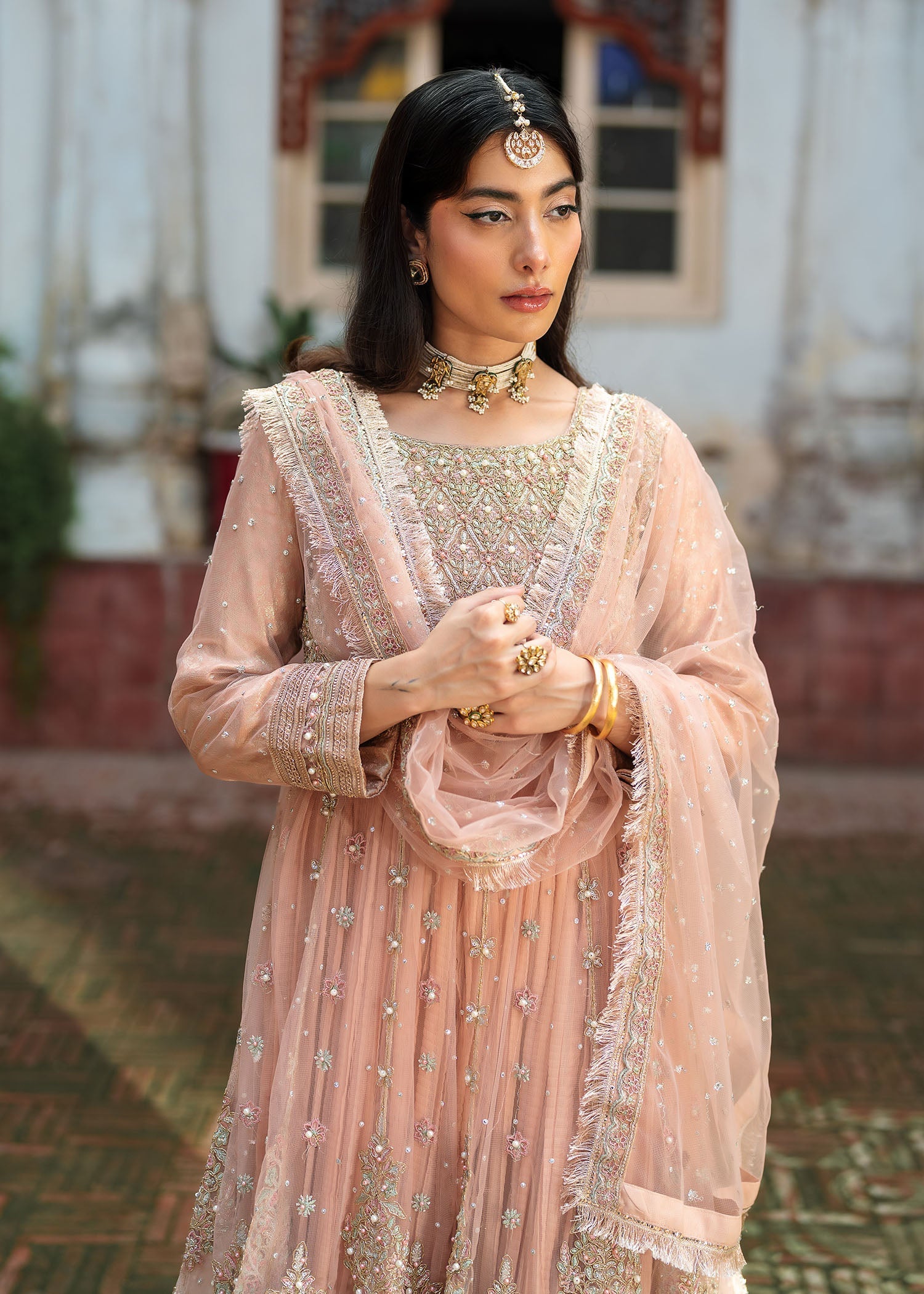 net Maxi in Baby pink