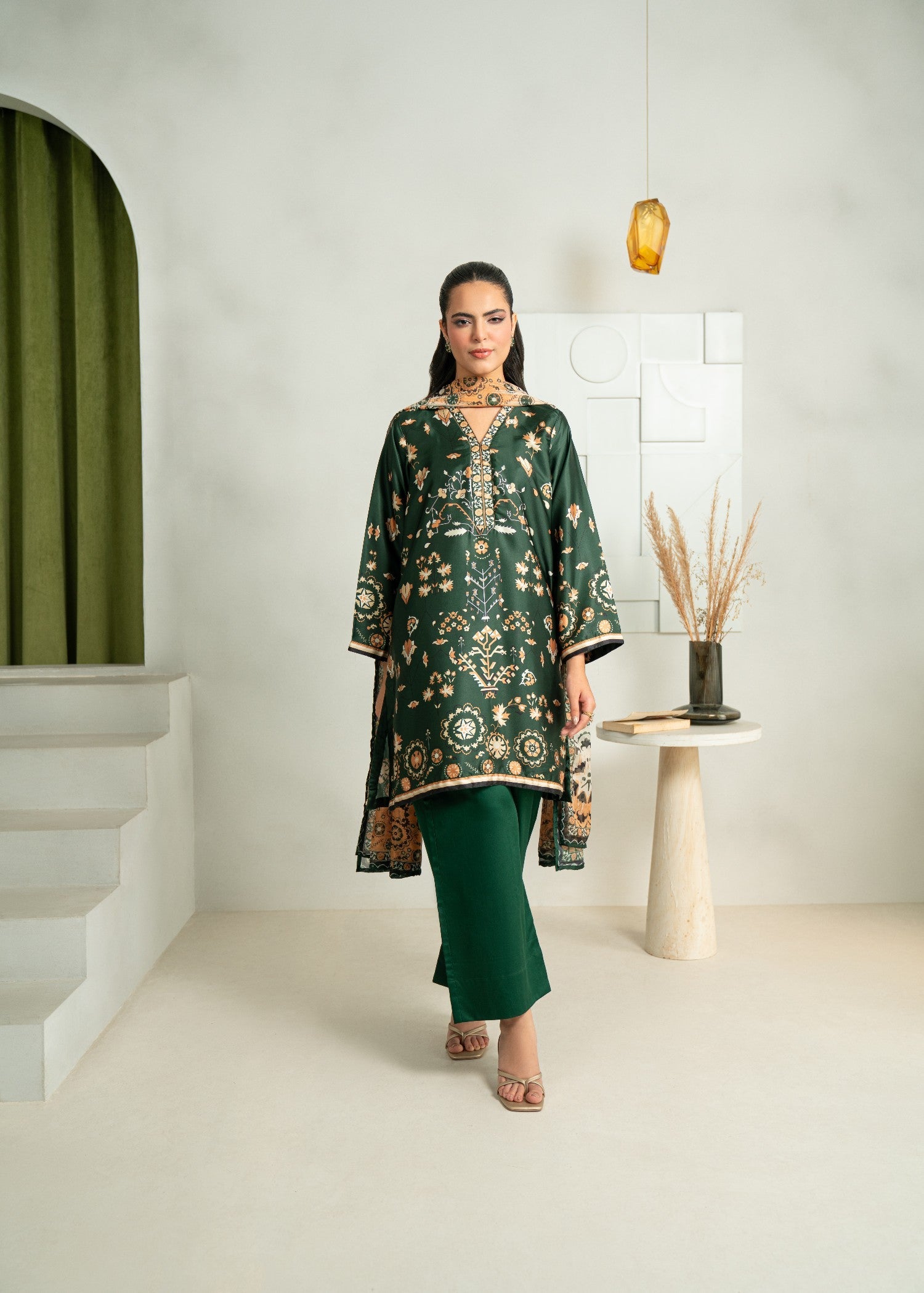 silk Unstitched in Green