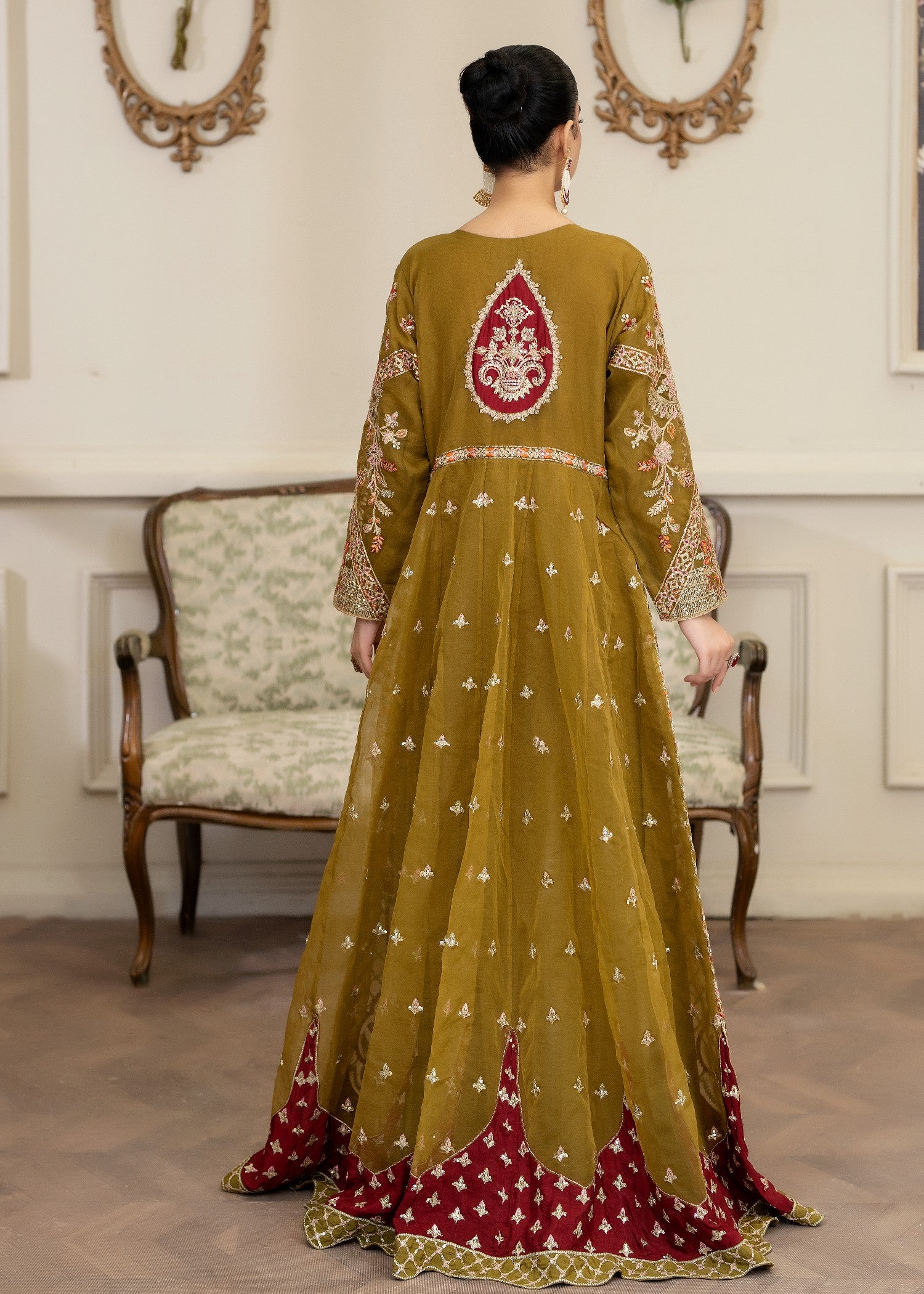 organza Maxi in Multi