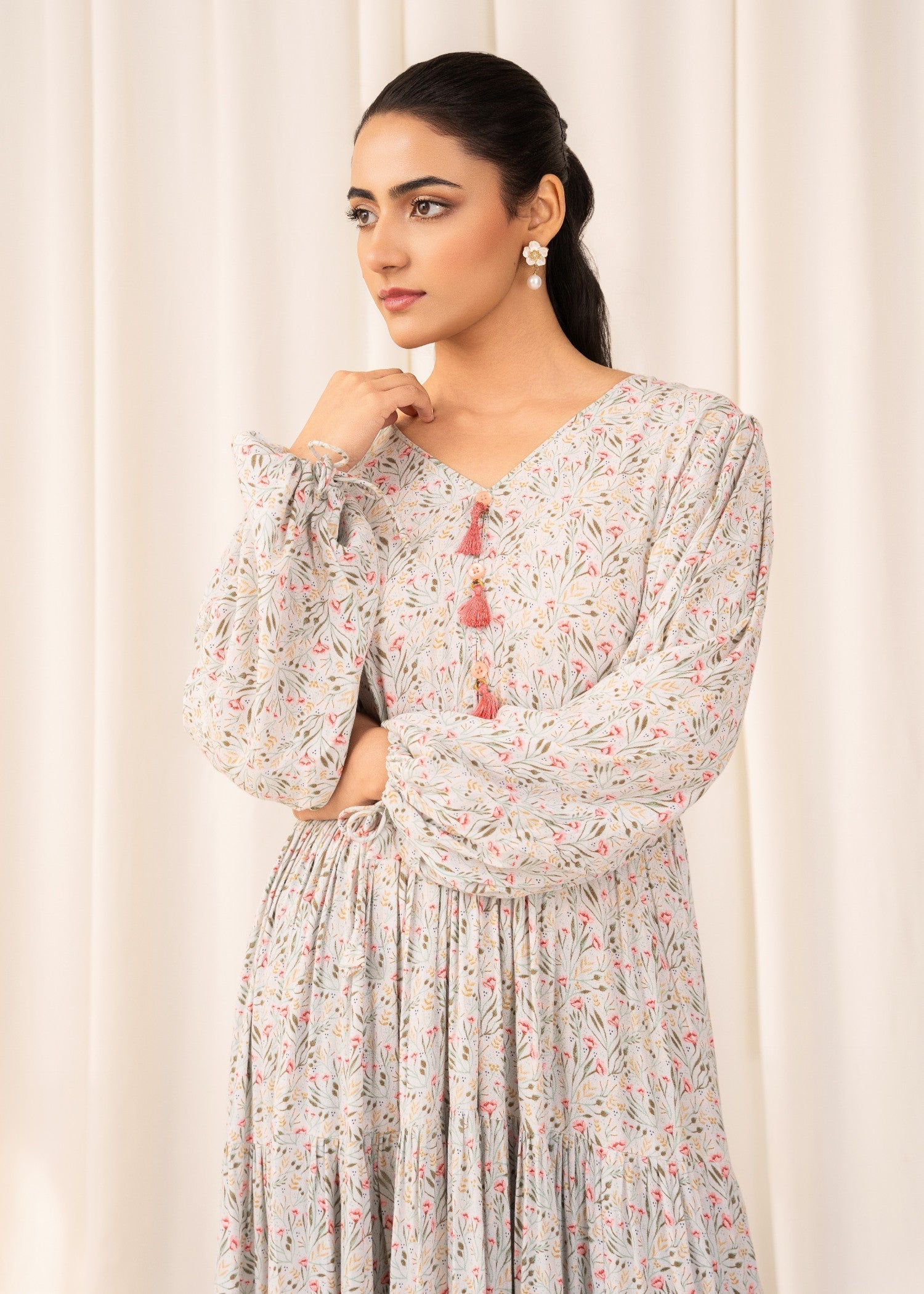 rayon Maxi in Ivory