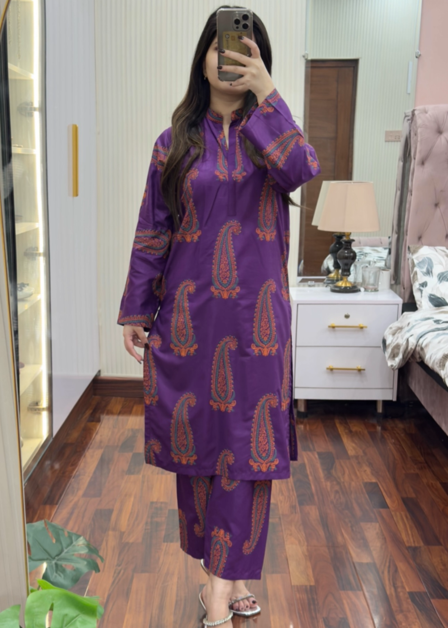 linen Co Ord Sets in Purple