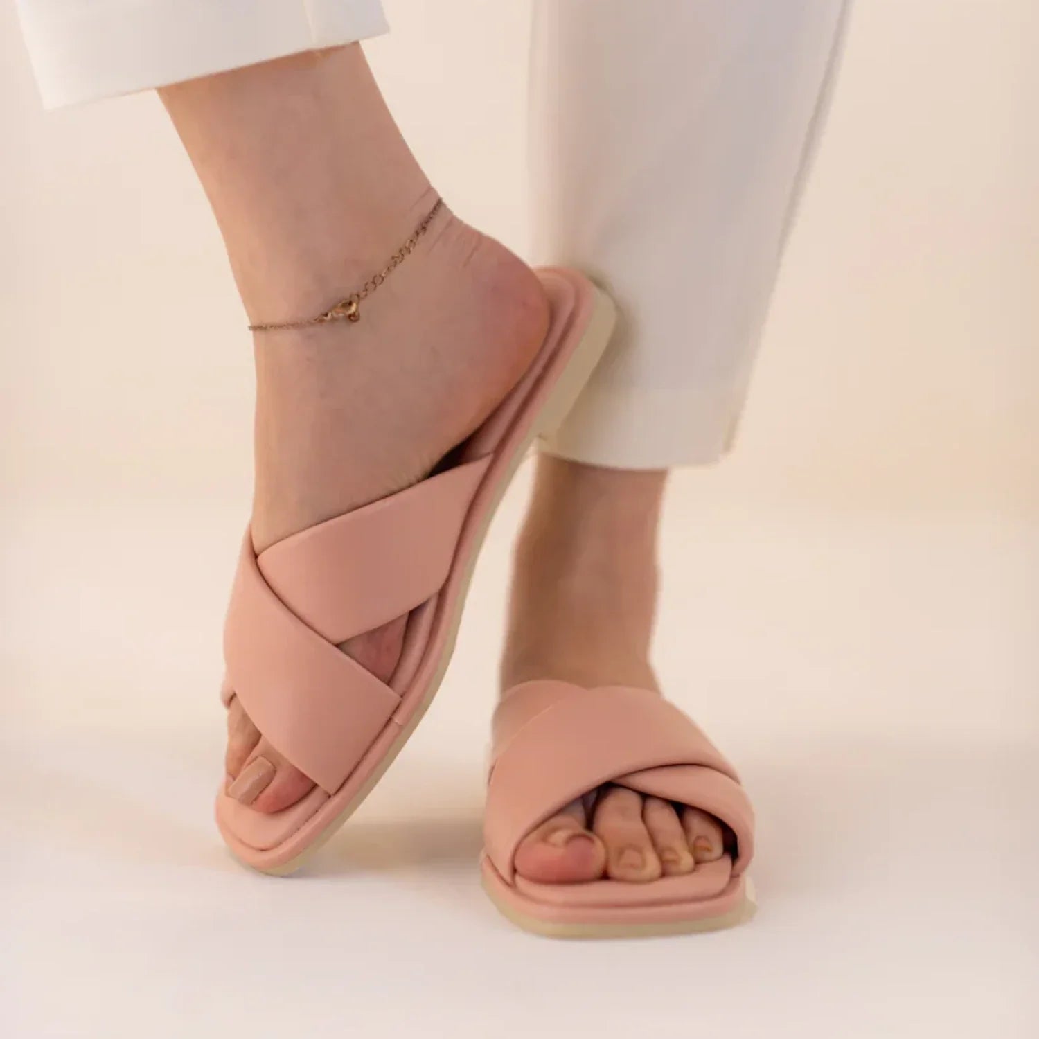 Flats in Pink by - High Quality Women Flats DMI5113