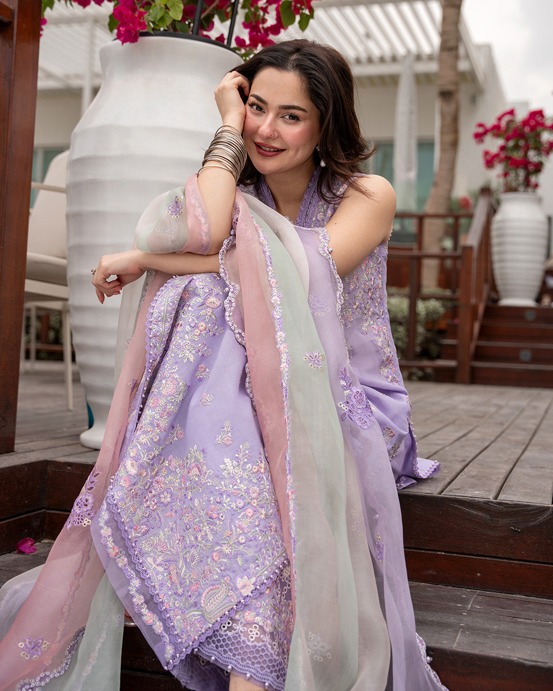 Aya Eid Luxury Lawn – Suela