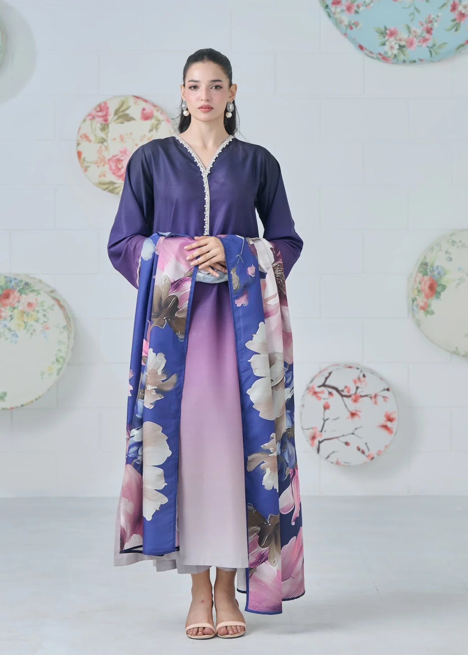 Dupatta in Multi Color by - Trendy Women Dupatta XTZ3590