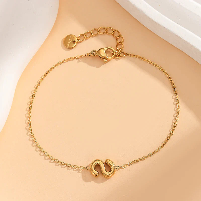 Bracelet in Gold Color by - Trendy Women Bracelet AHV5966