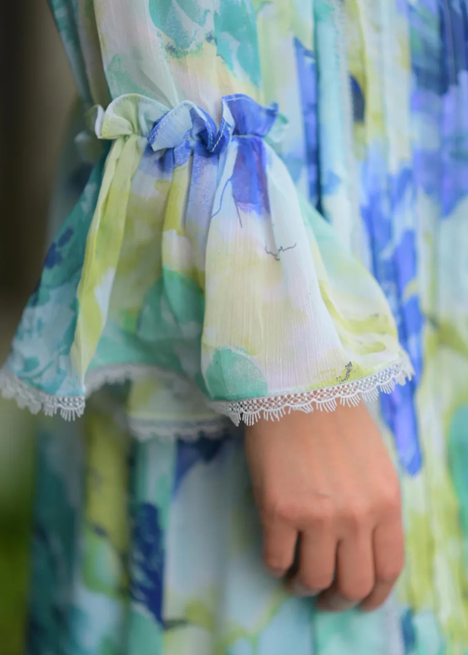 chiffon Dress in Multi
