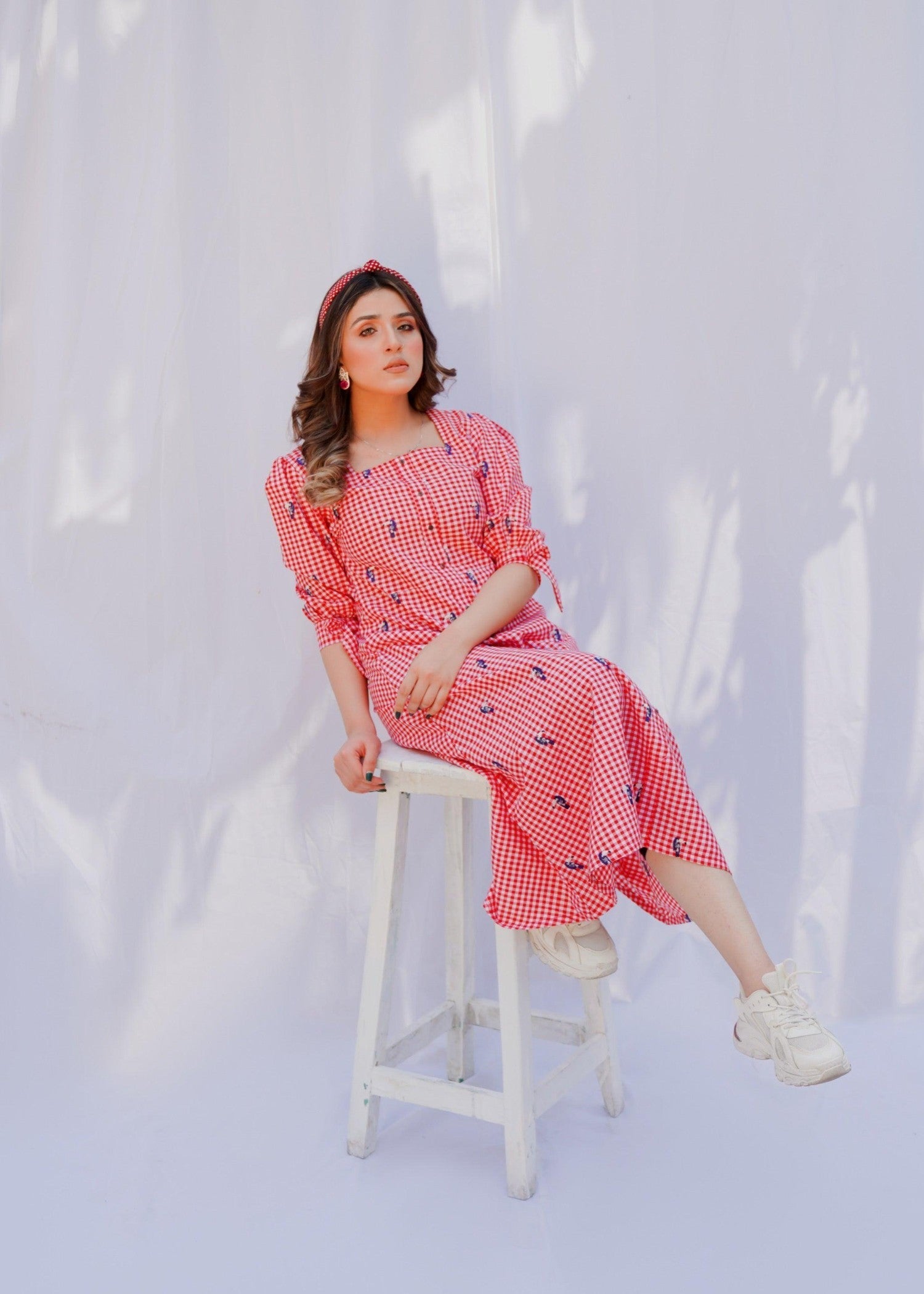 cotton Dress in Pink