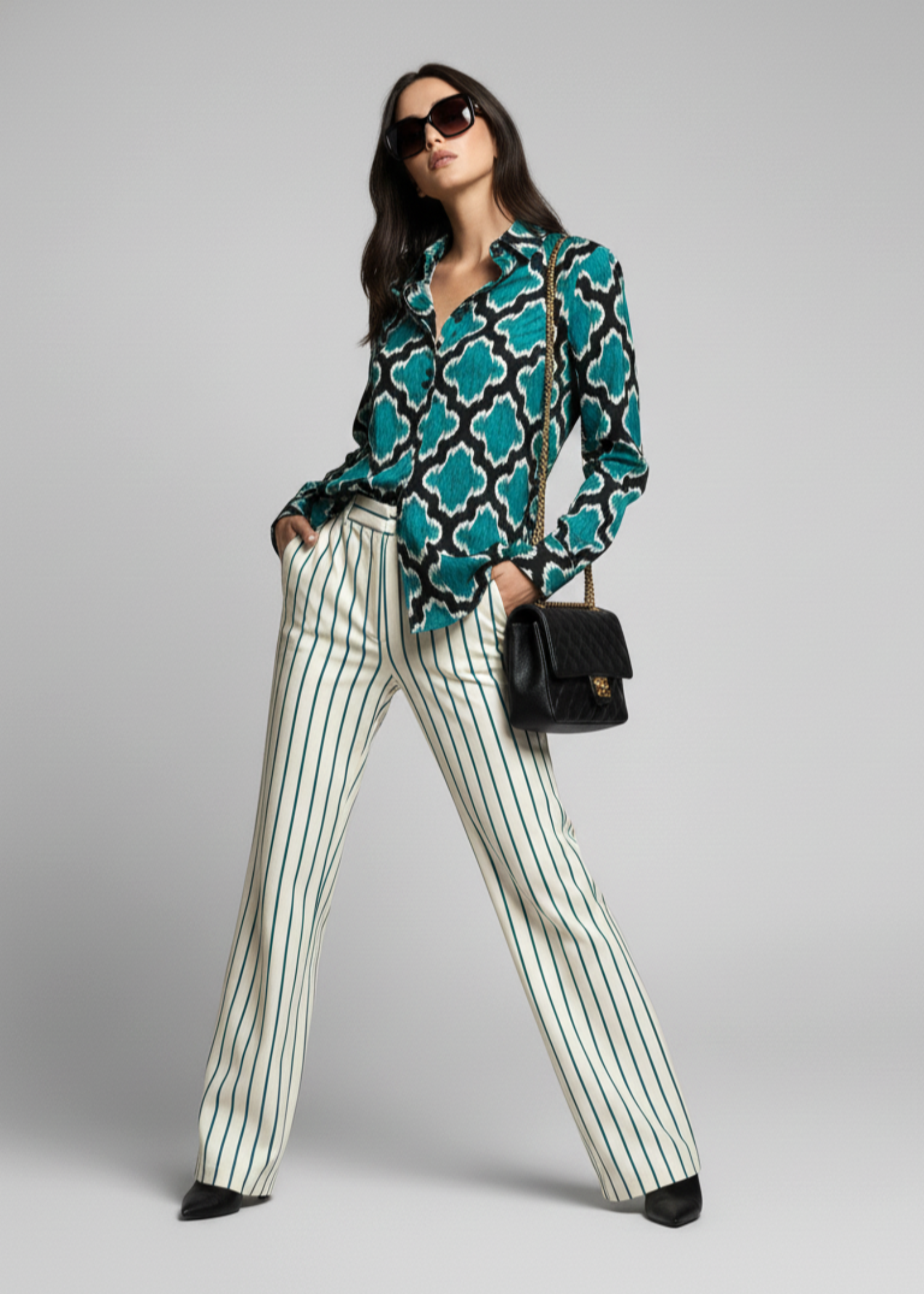 silk Co Ord Sets in Bondi blue