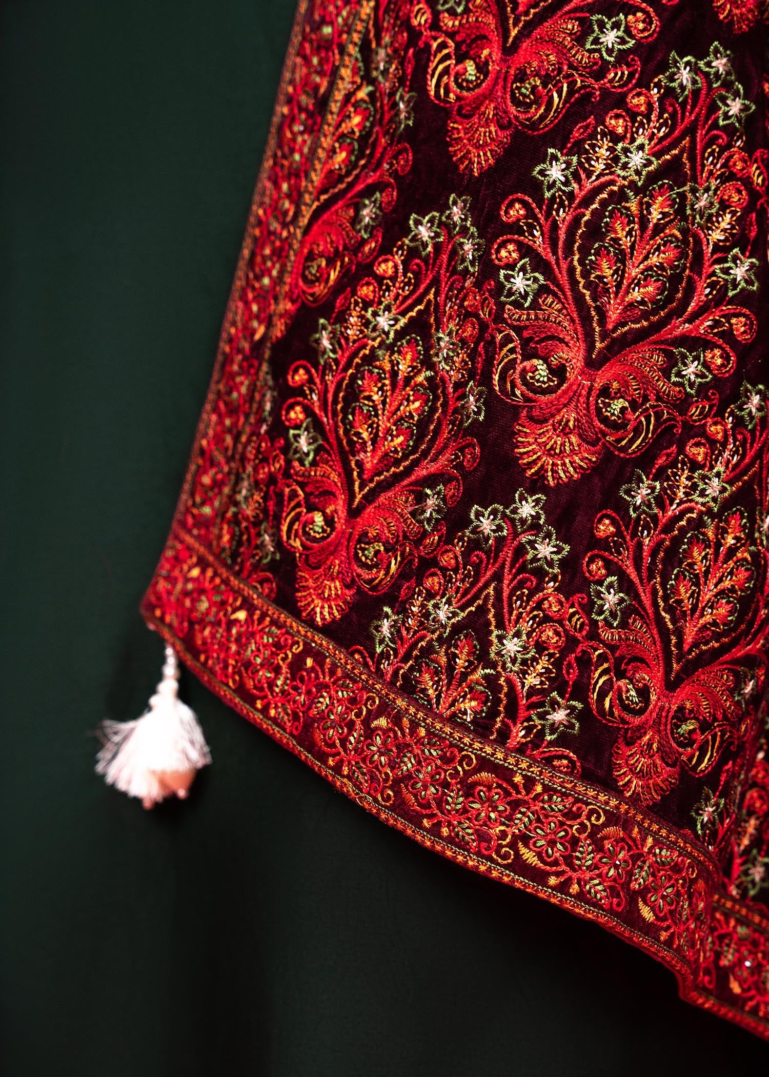 Shawl in Mulberry Color by - Trendy Women Shawl QYV5503
