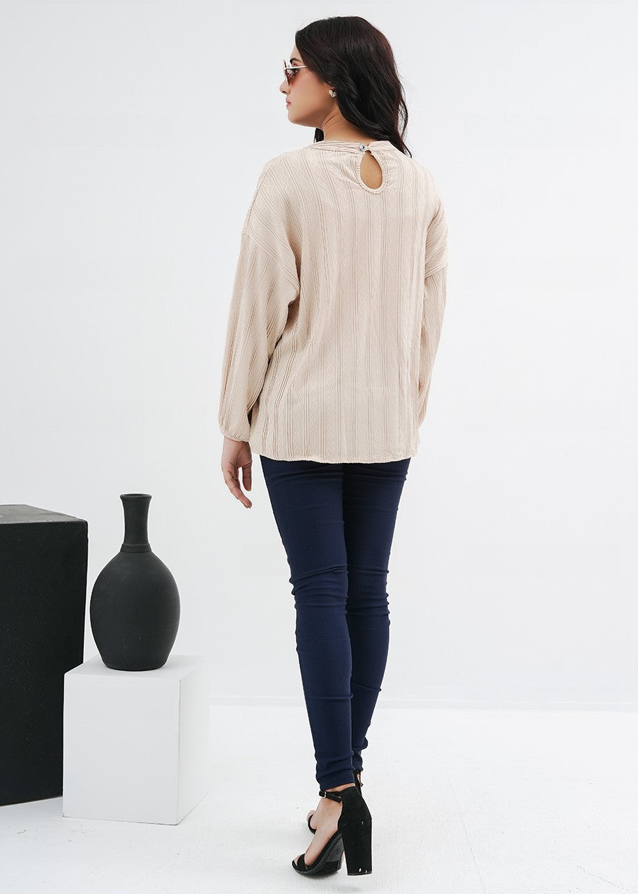 spandex Tunic in Cream