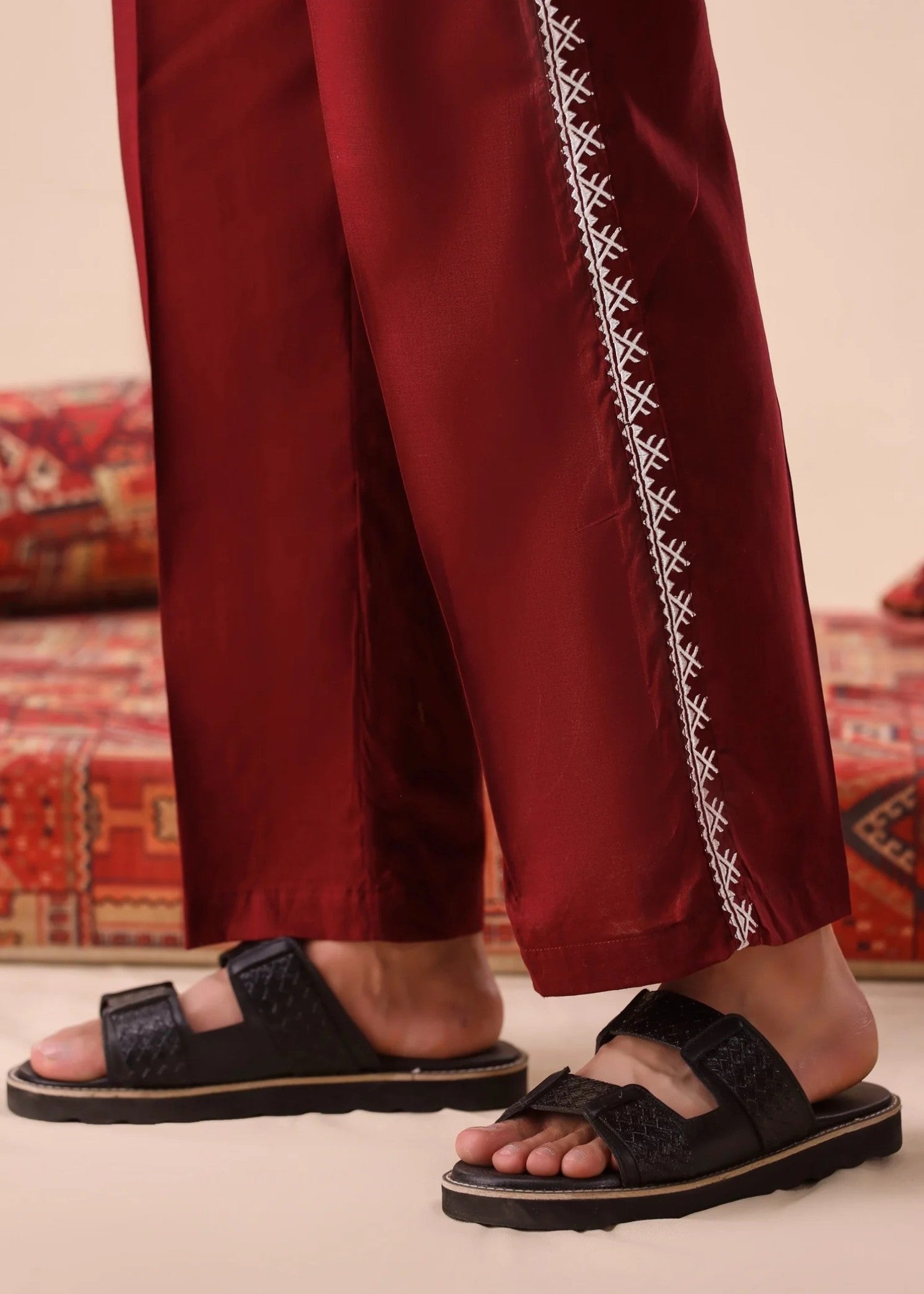 Co ord Set in Maroon