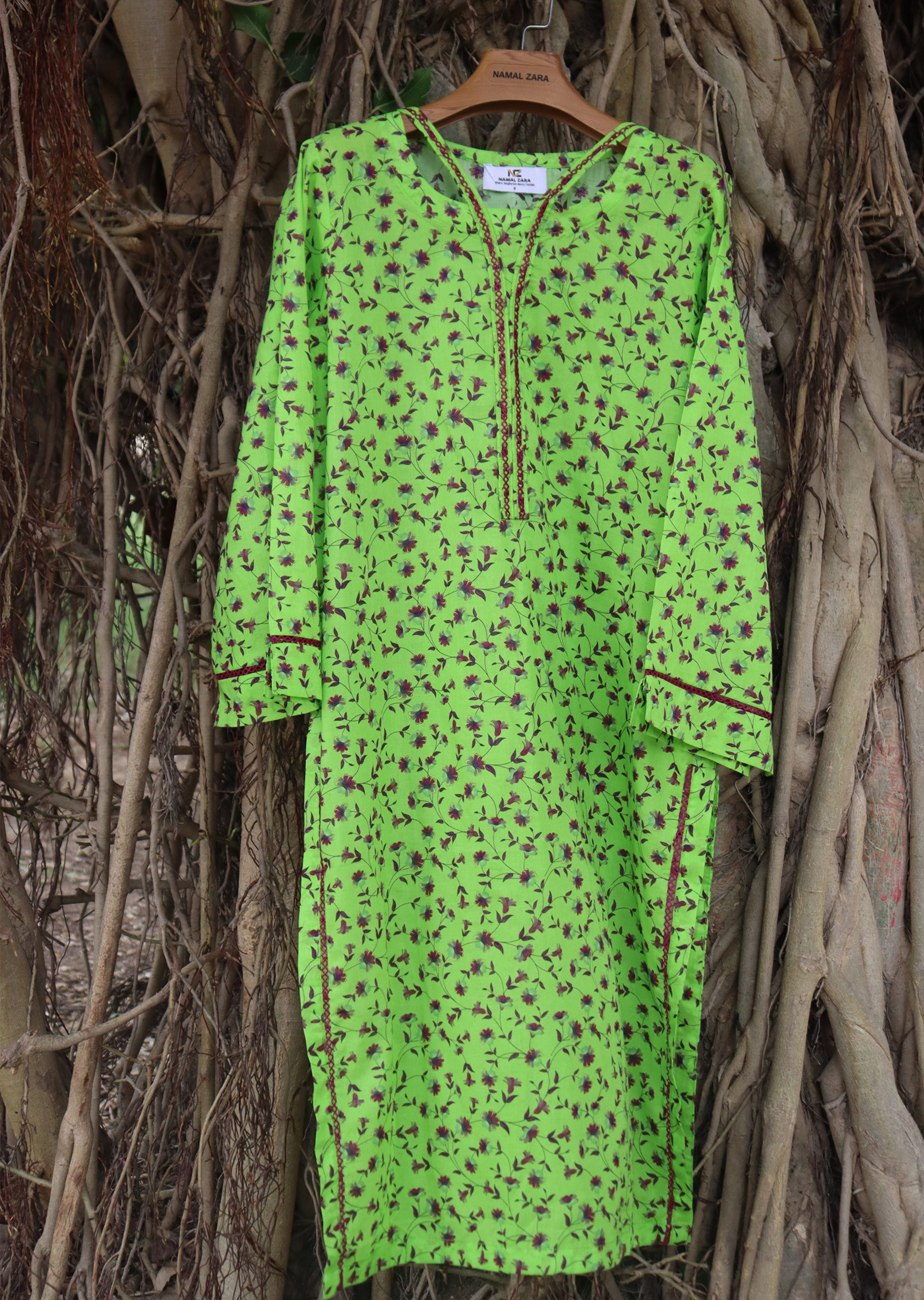 lawn Co Ord Sets in Kelly green