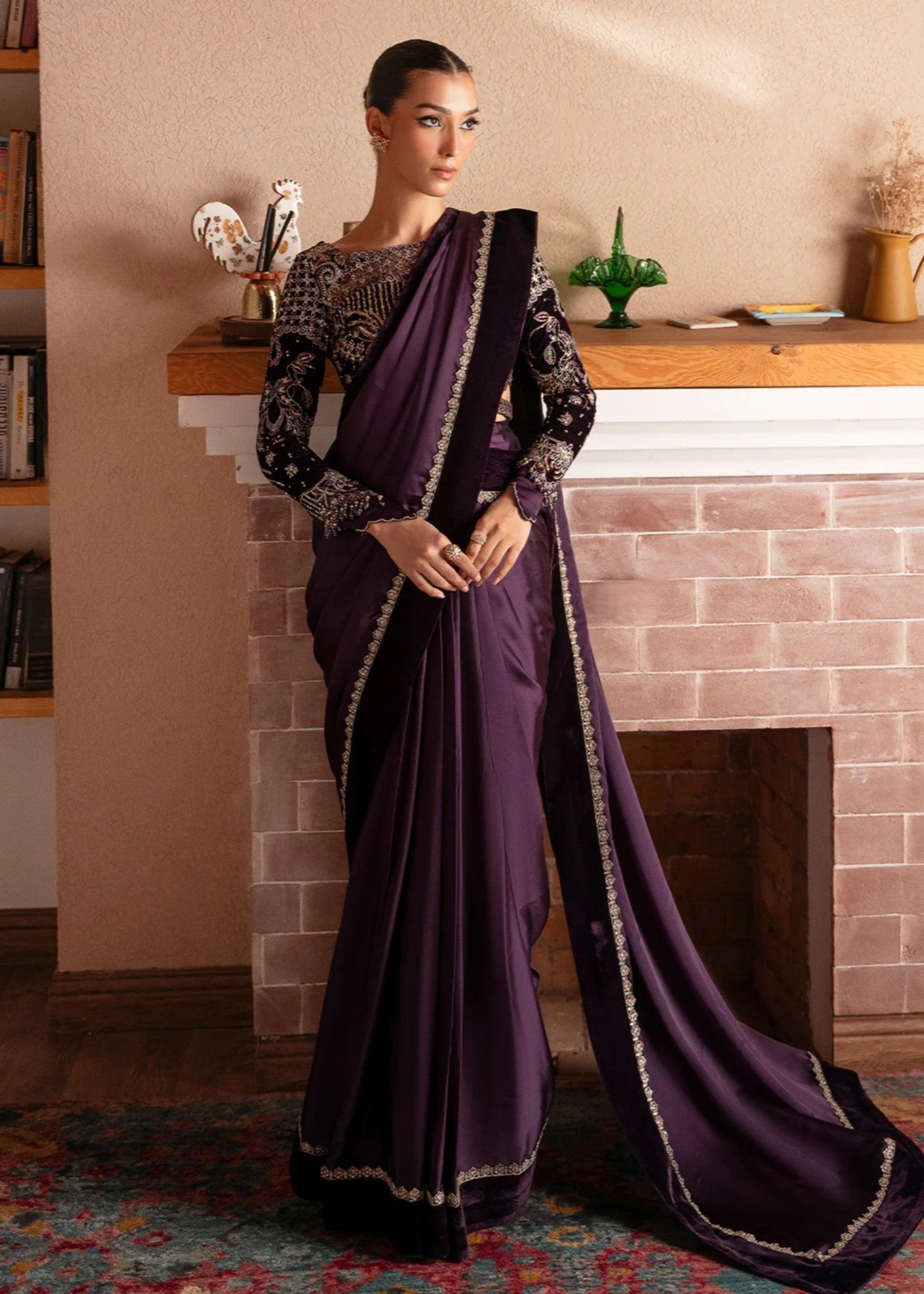 velvet Unstitched in Plum