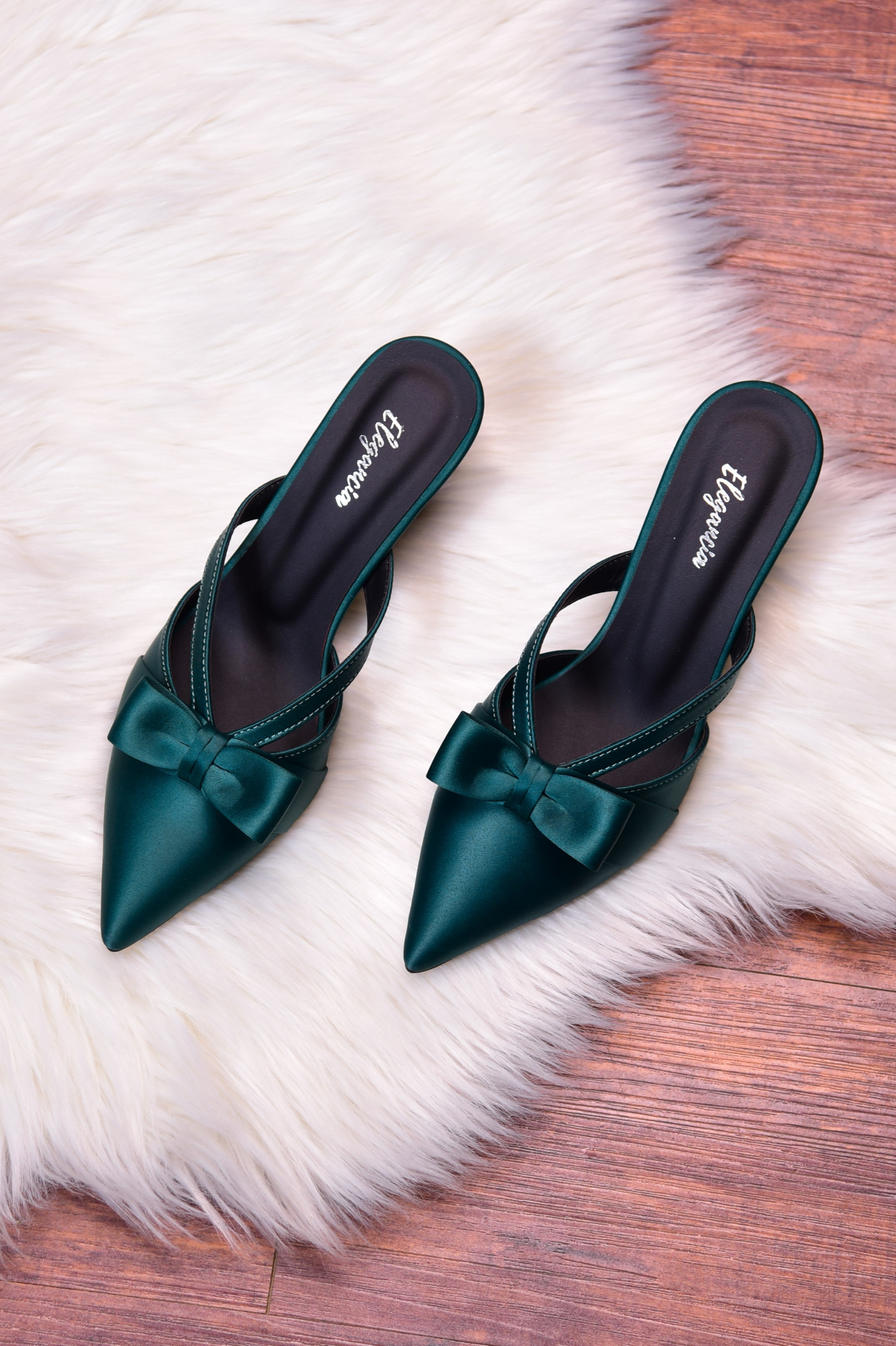 Heels in Green by - High Quality Women Heels MSE7617