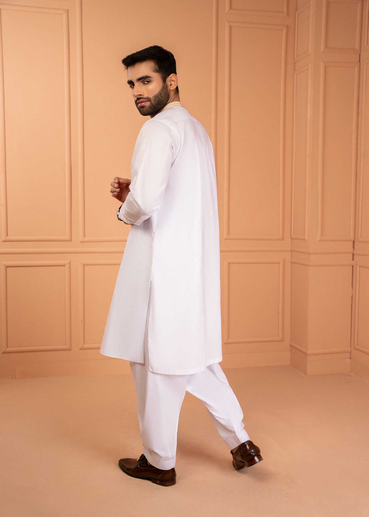 Shalwar Kameez in White