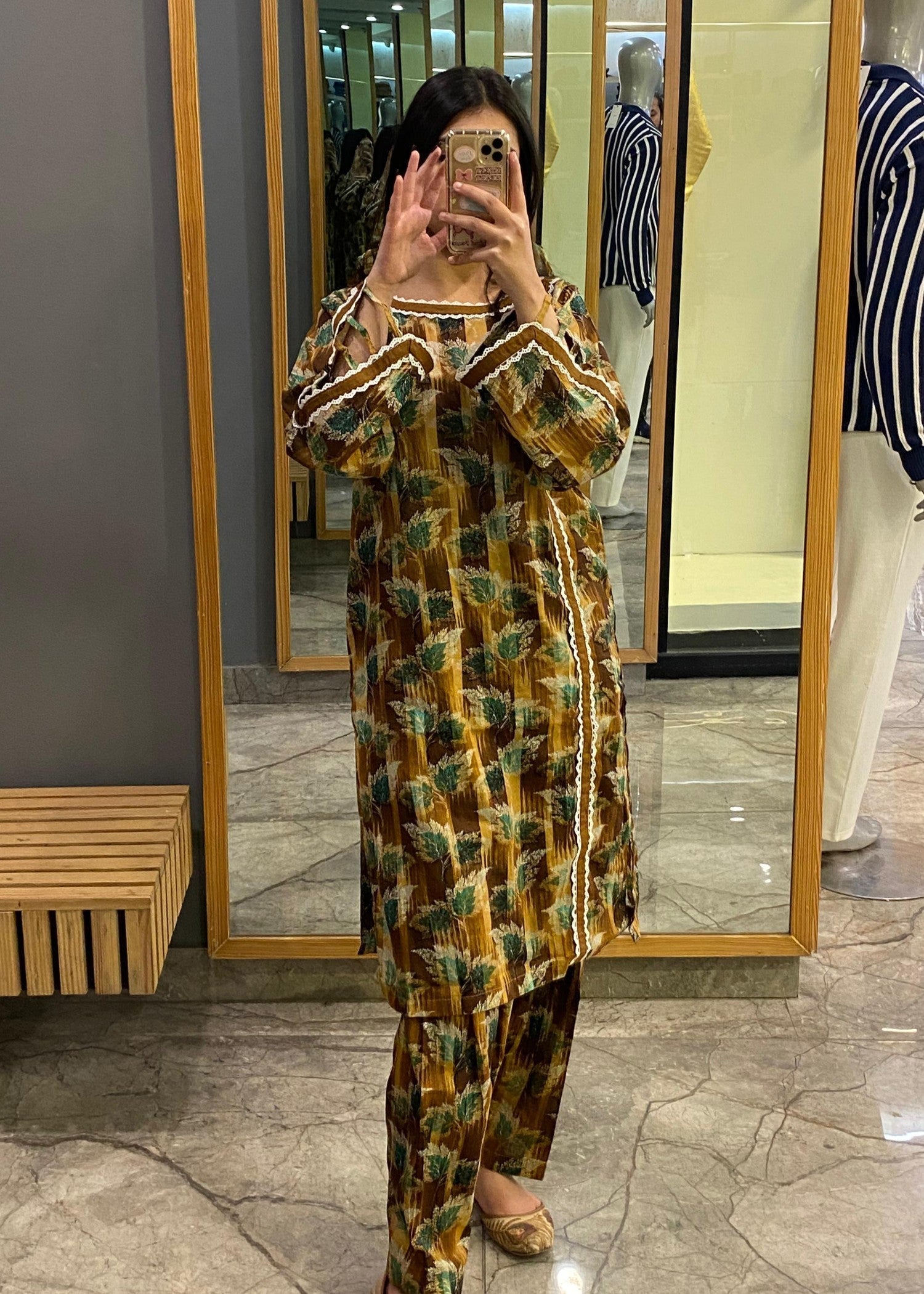 lawn Co Ord Sets in Hazelwood brown