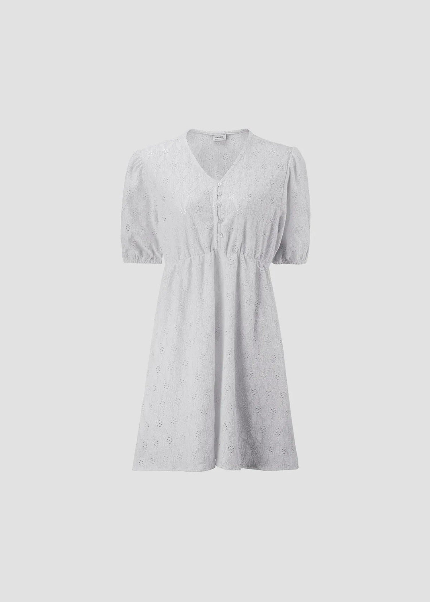 cotton Dress in Light grey