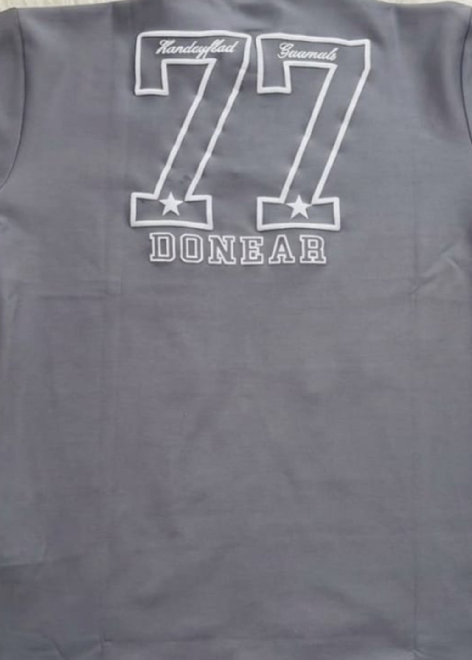 cotton jersey T Shirt in Grey