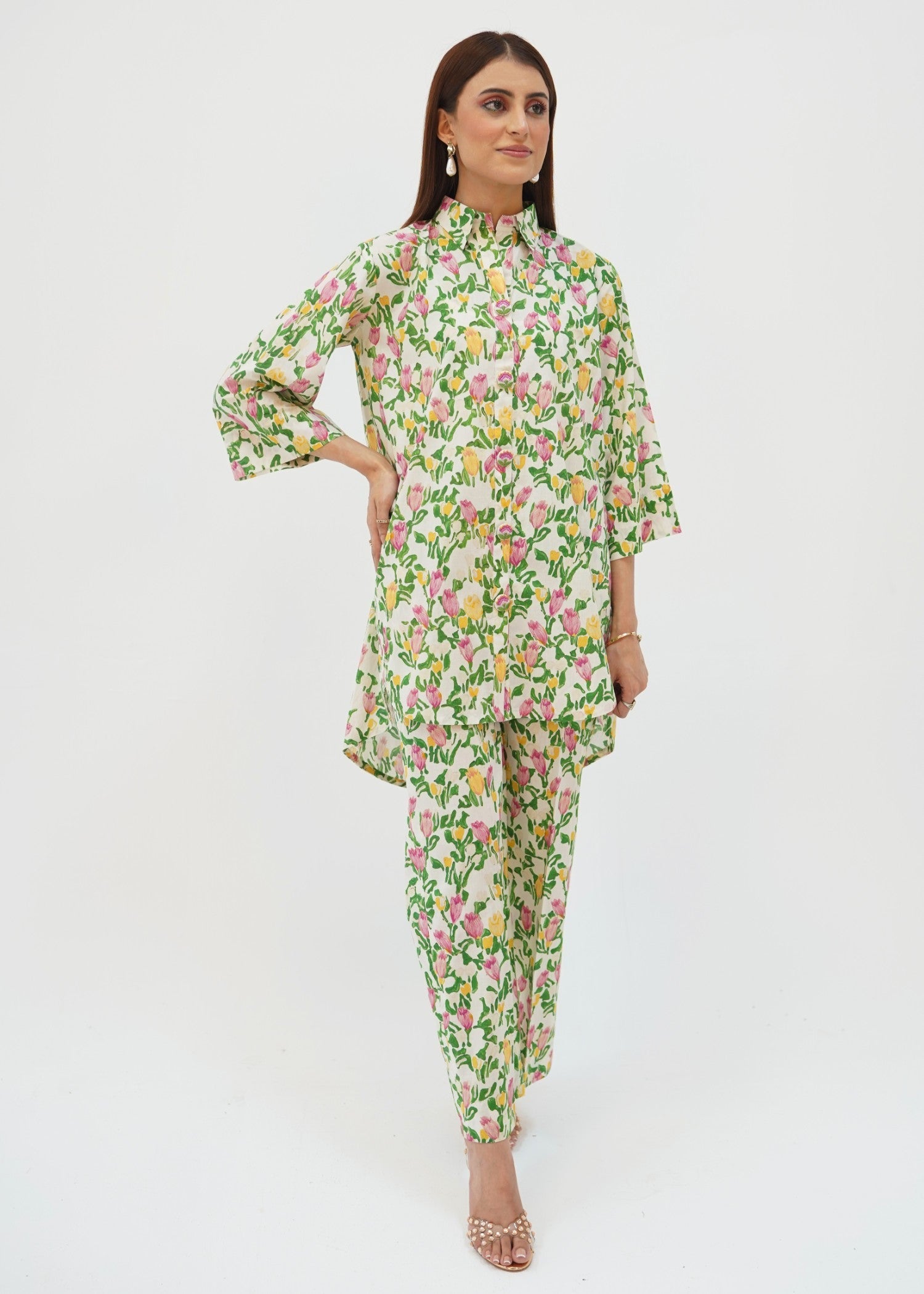 cotton Co Ord Sets in Off-white