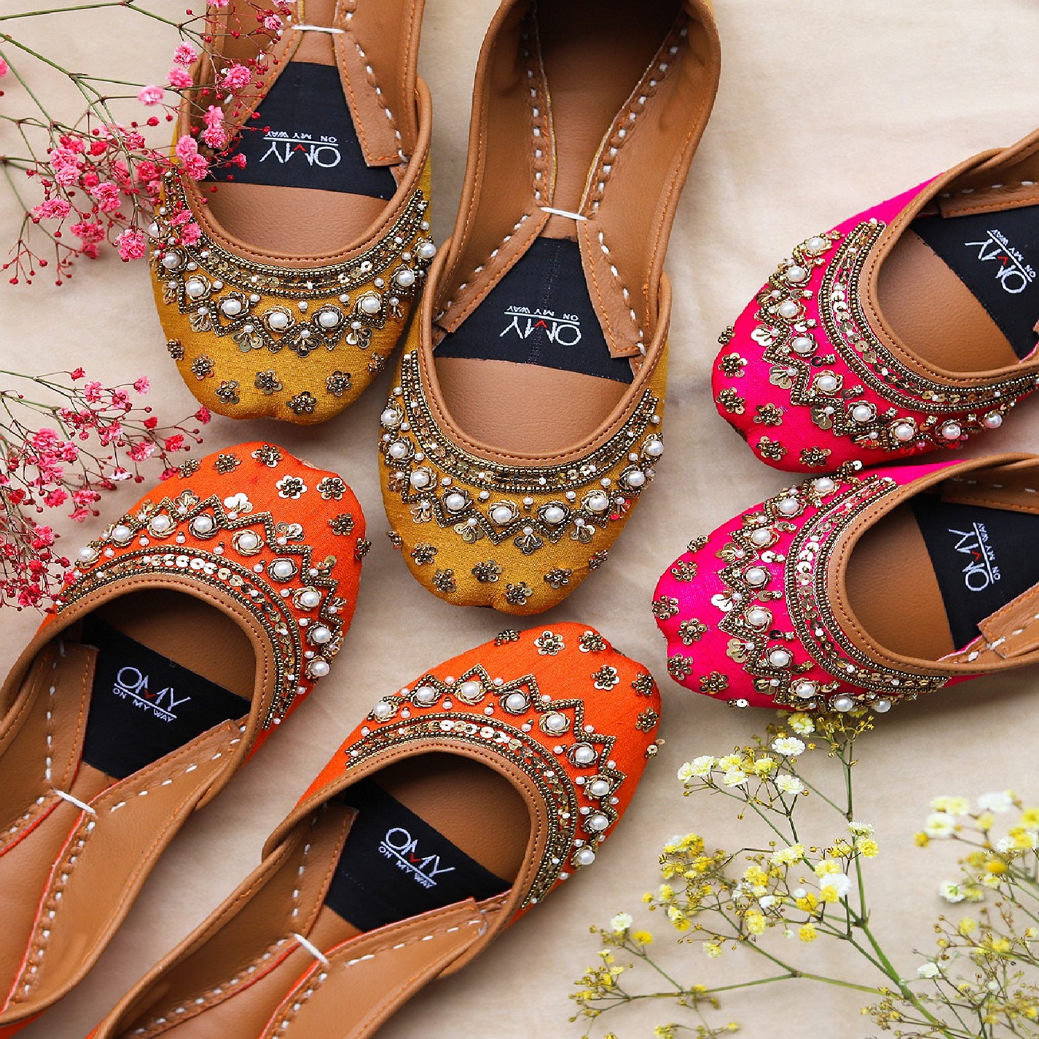 Khussa in Pink by - High Quality Women Khussa SYQ8510