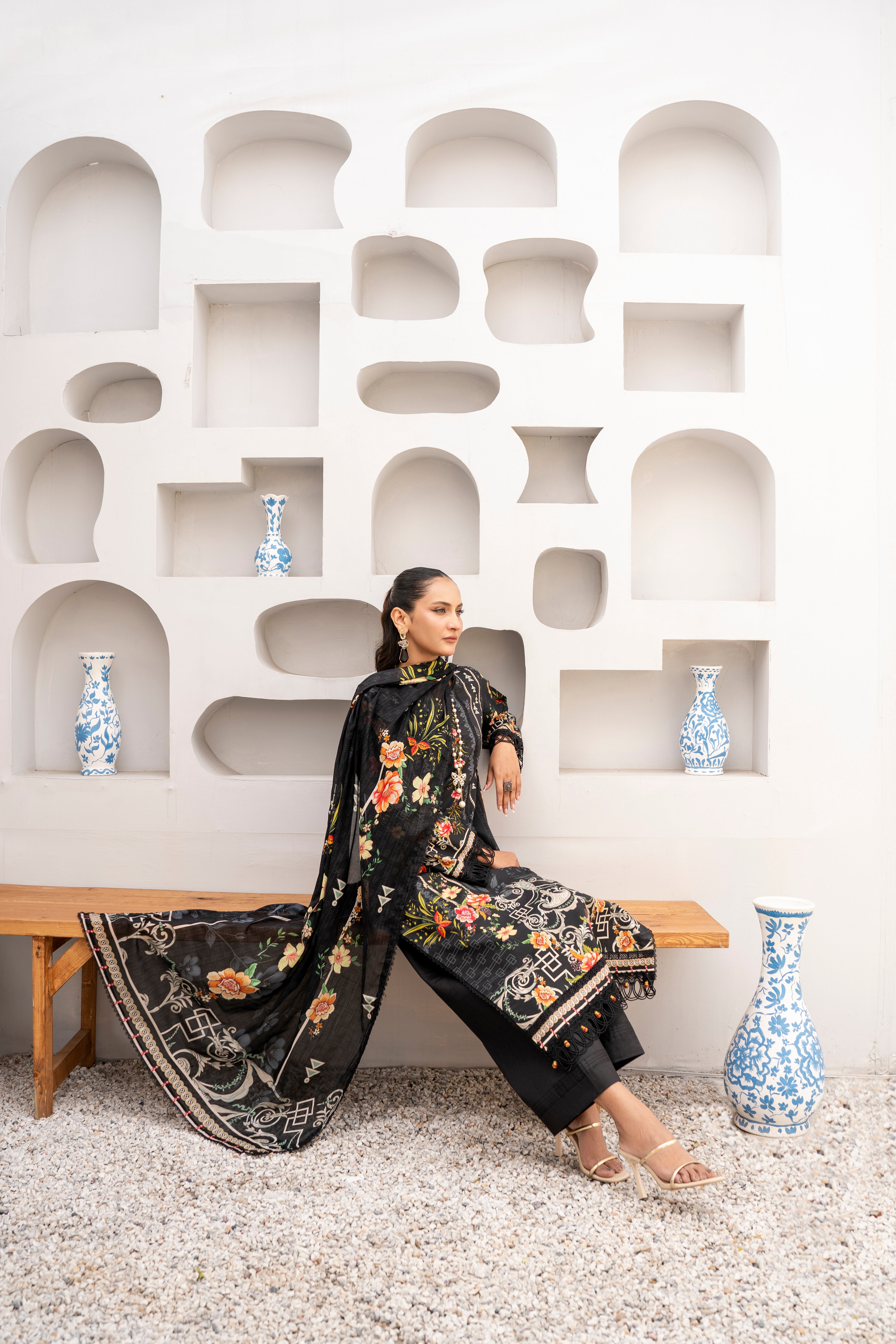 Summer Printed Lawn – D115