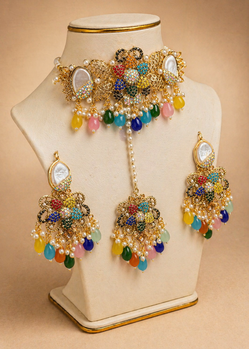 Choker in Multi Color by - Trendy Women Choker KZS1332