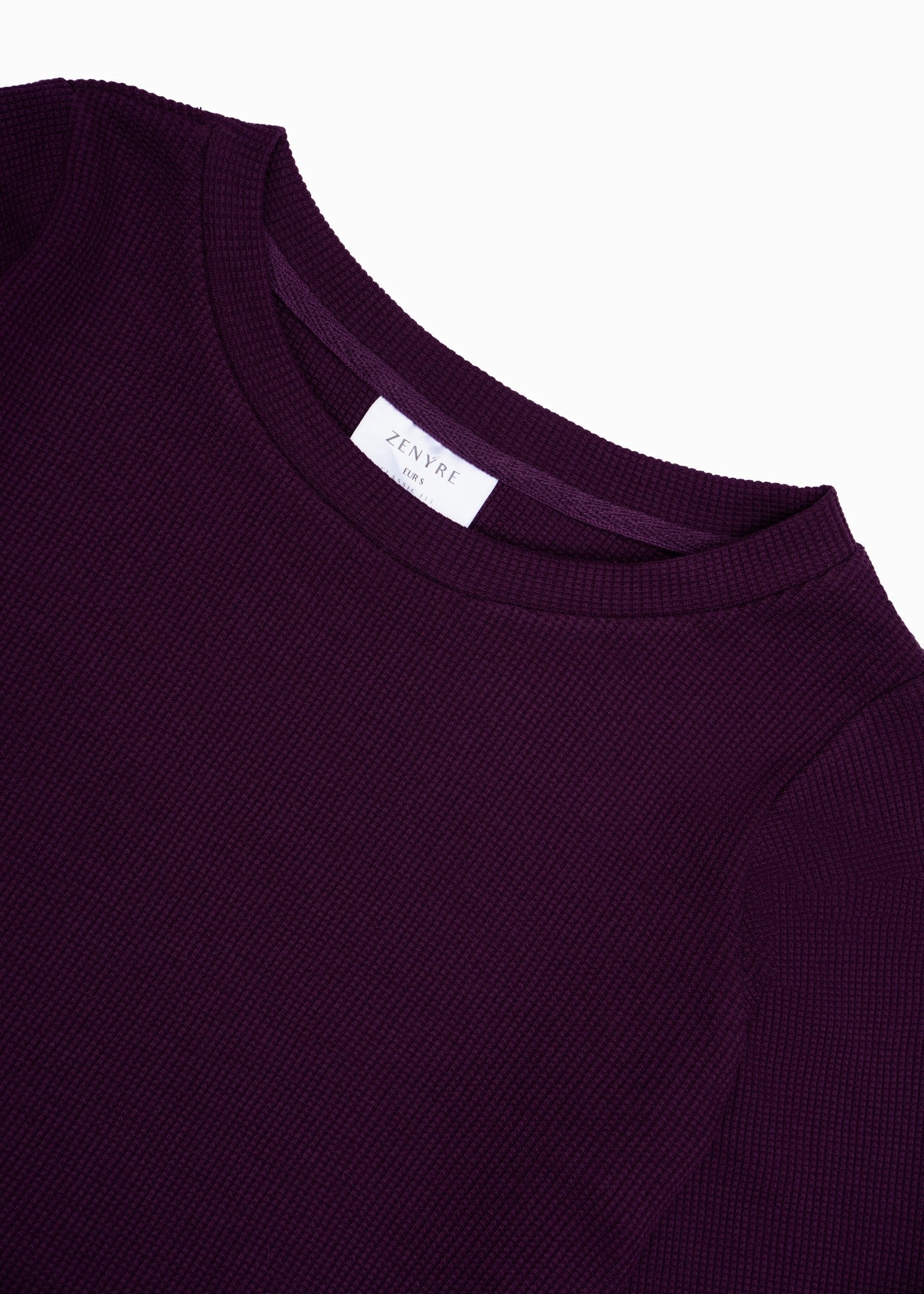 polyester Sweatshirt in Purple