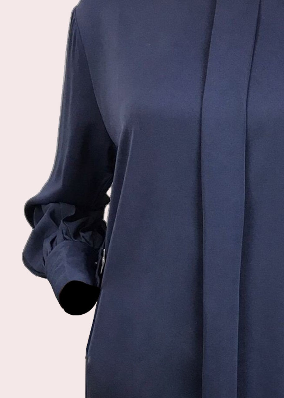 rayon Tunic in Navy blue