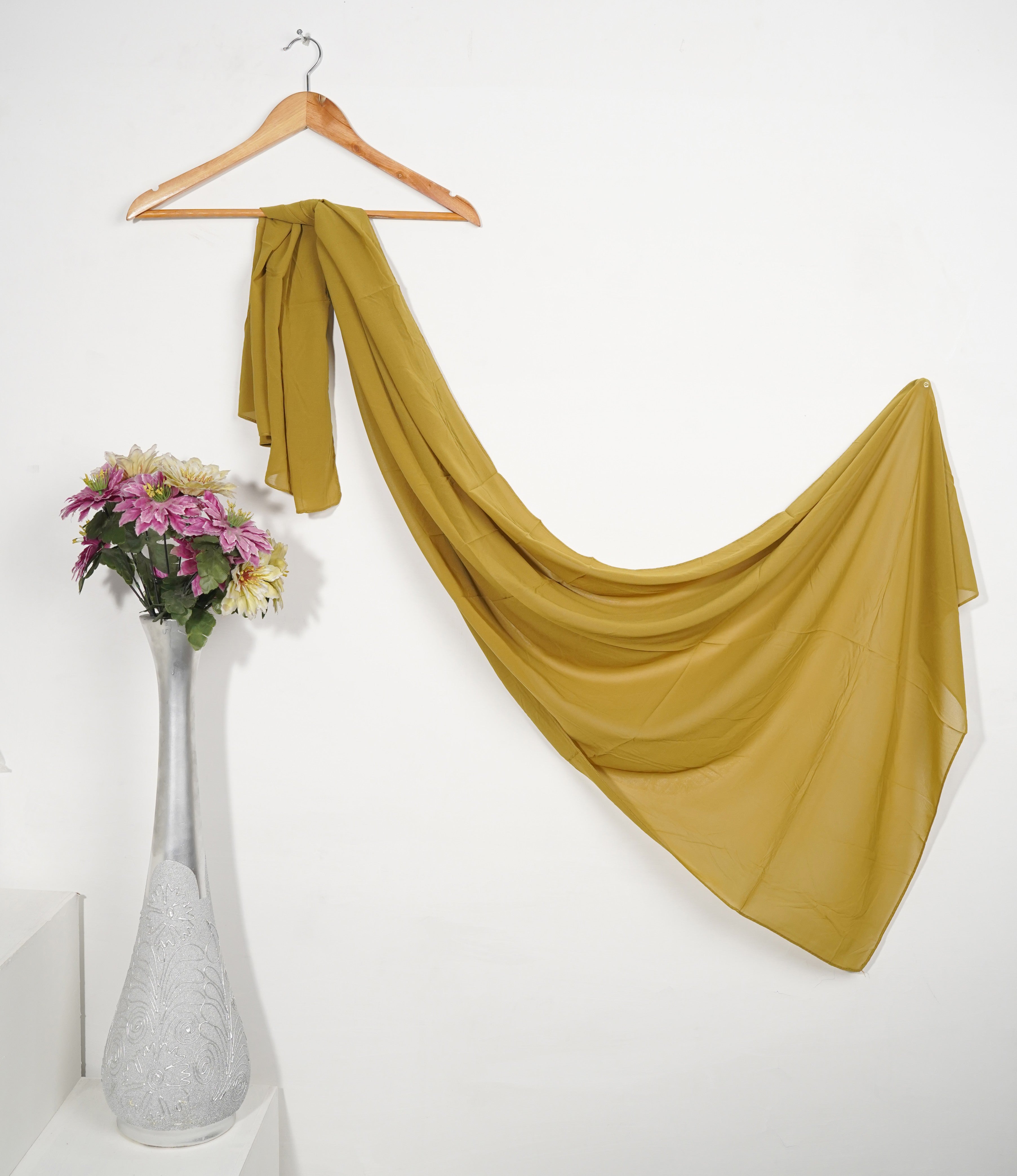 chiffon Hijab in Goldenrod