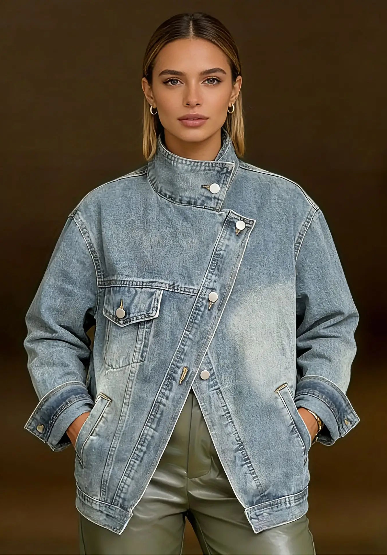 STELLA DENIM BLAZER