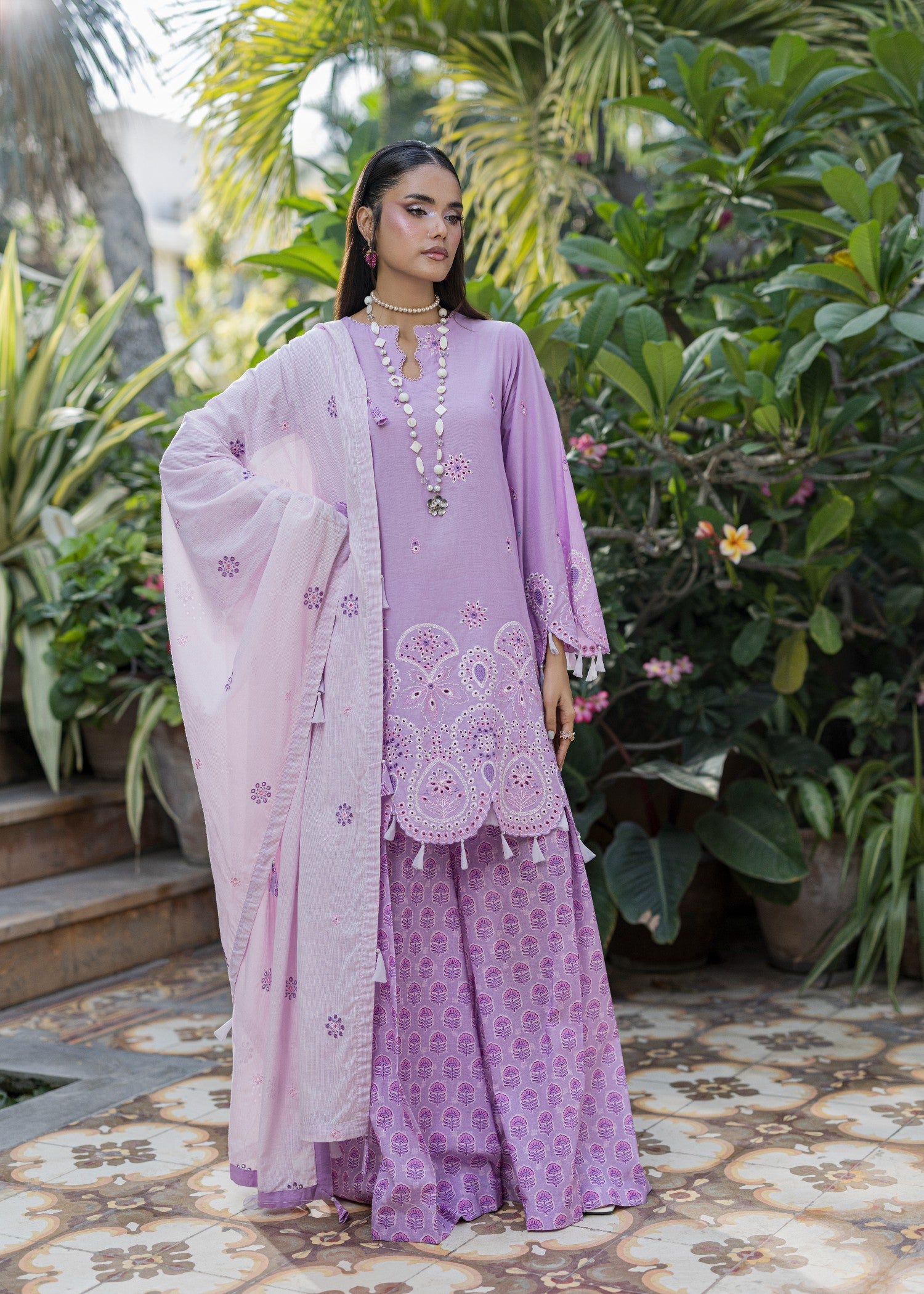 cotton Unstitched in Lilac