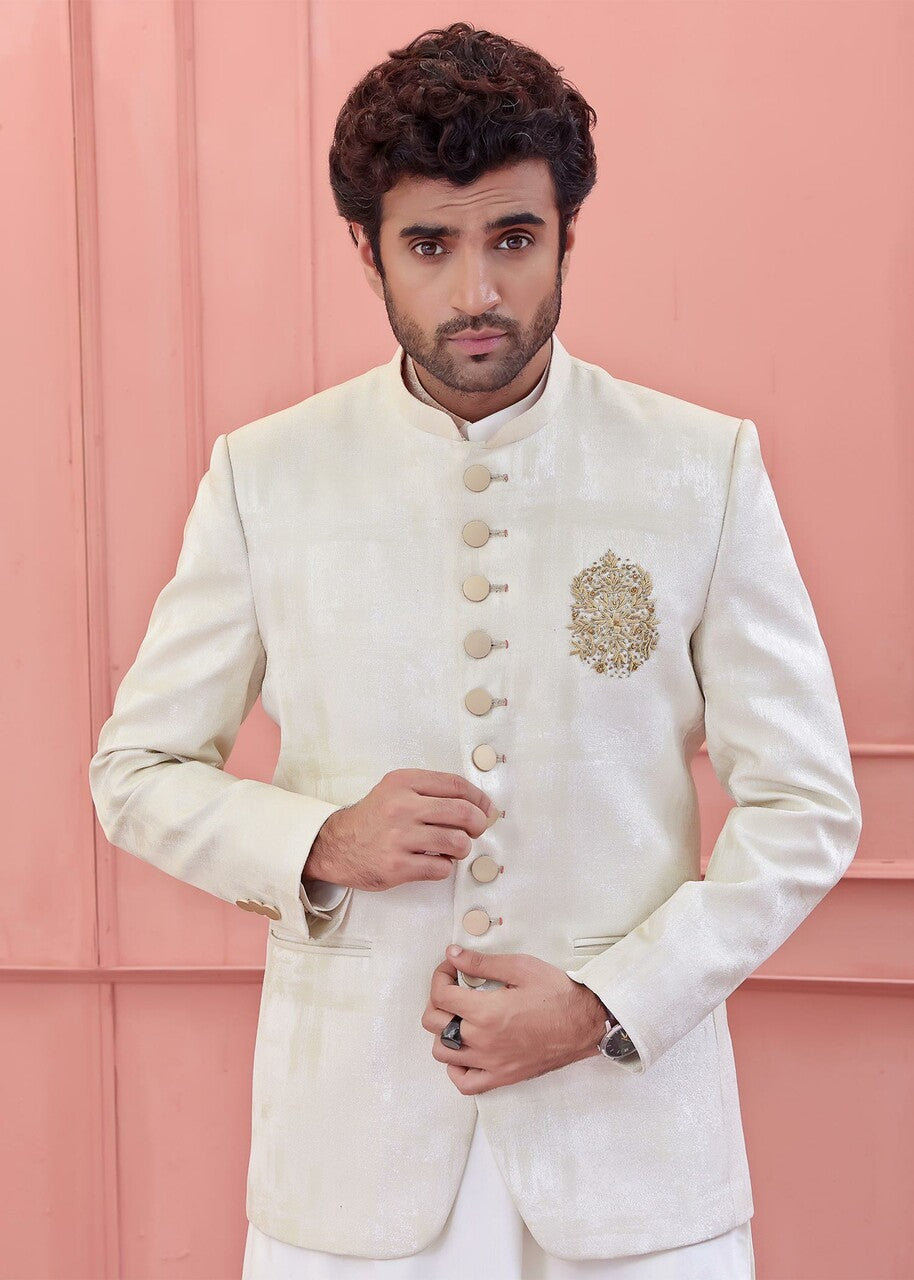 suiting Prince Coat in Cream