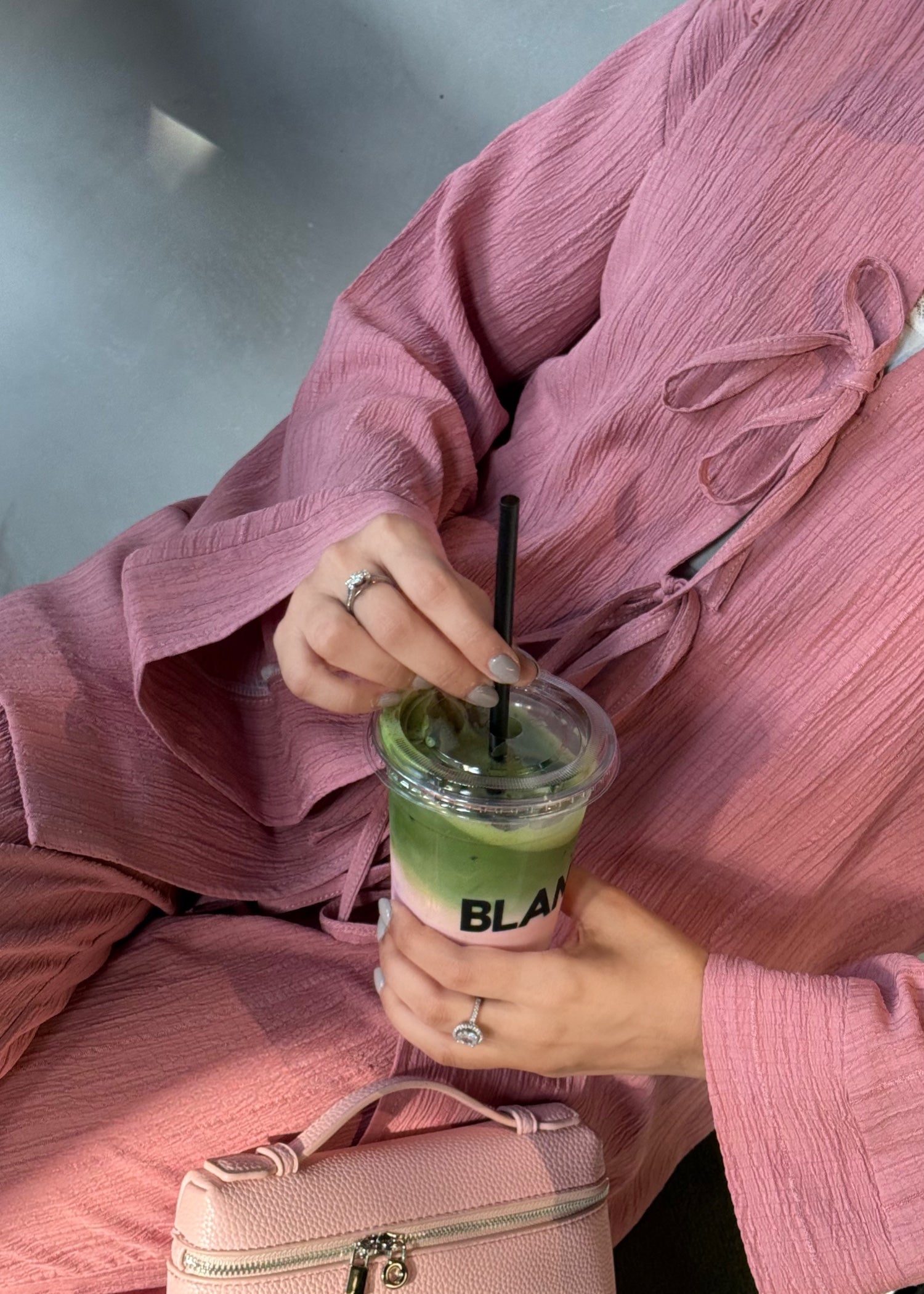 dobby crepe Co Ord Sets in Pink sherbert