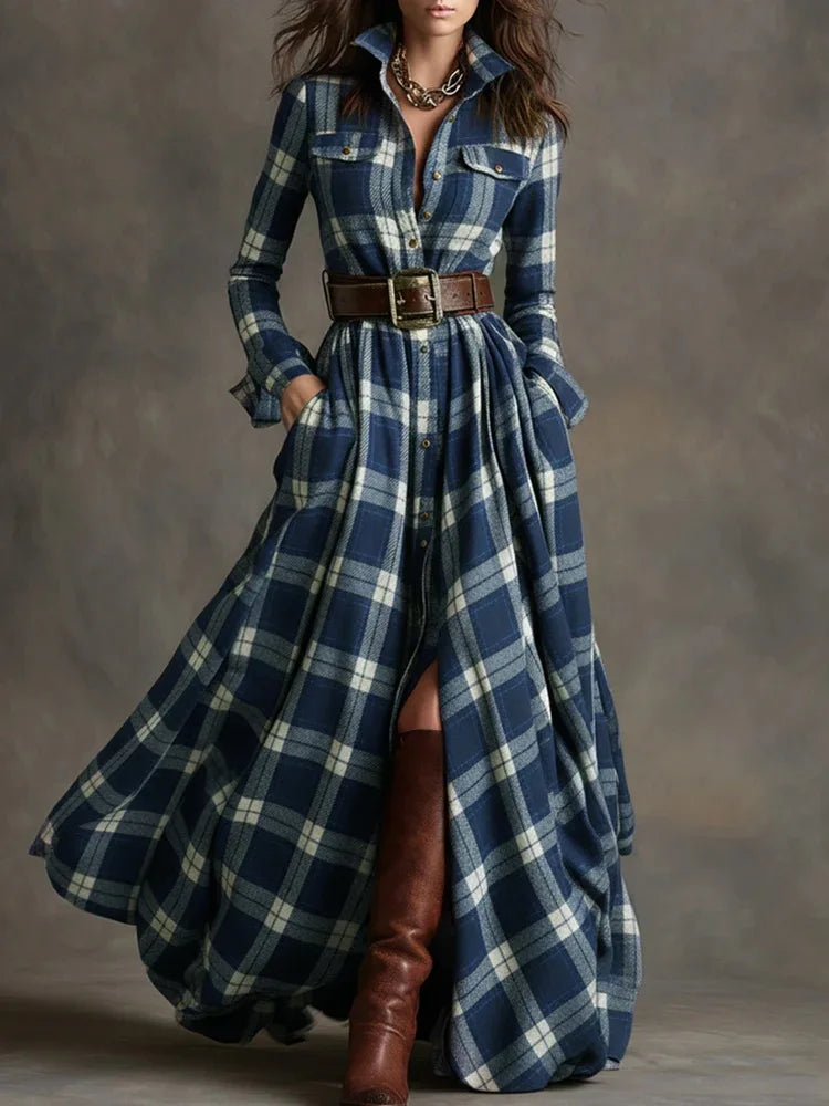 MELISSA PLAID DRESS