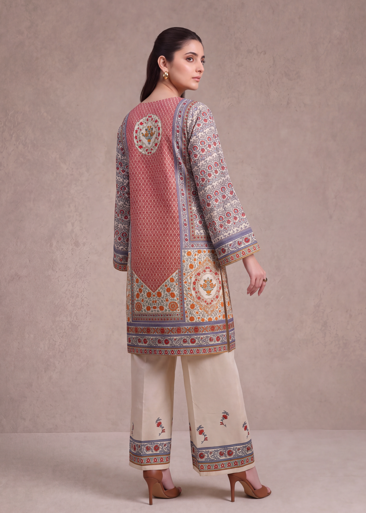 polyester crepe Co Ord Sets in Multi