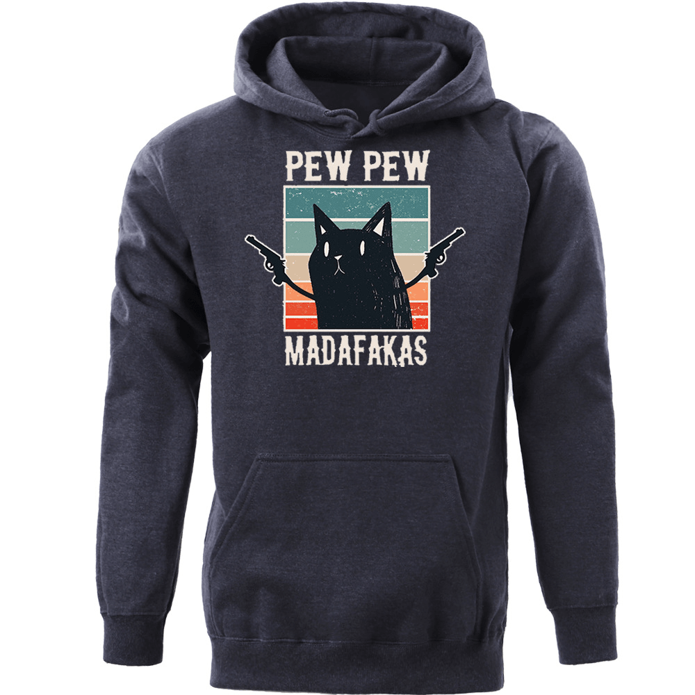Men'S Hooded Trendy Cartoon Sweater Sports Jacket