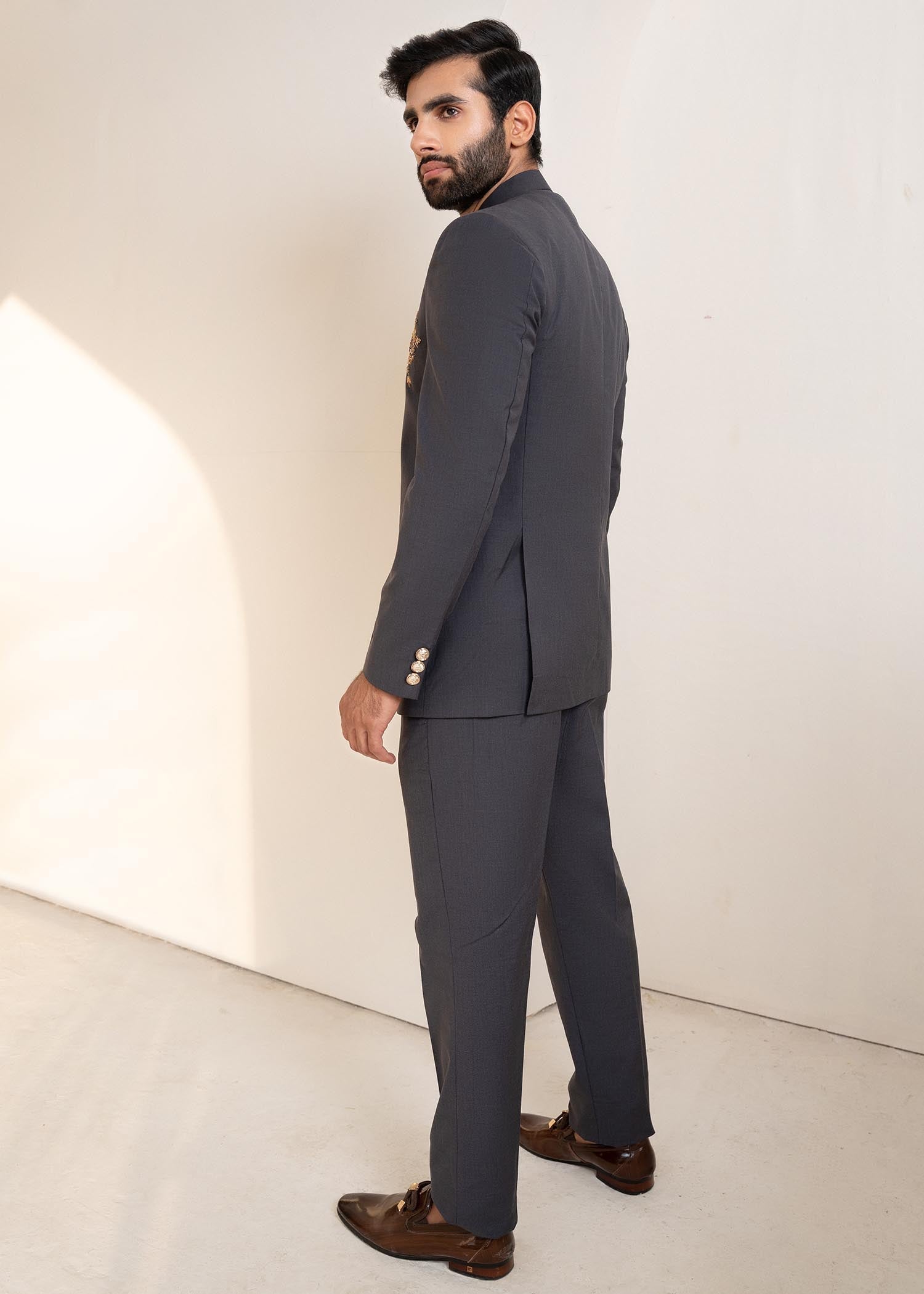 tropical Prince Coat in Grey
