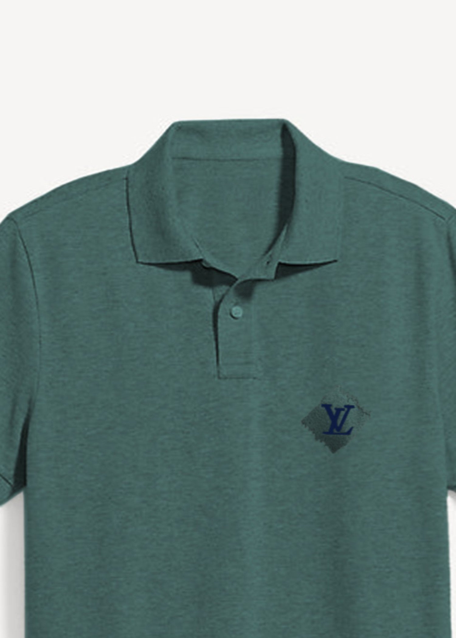 cotton pique Polo Shirt in Jade green by Topco.Pk