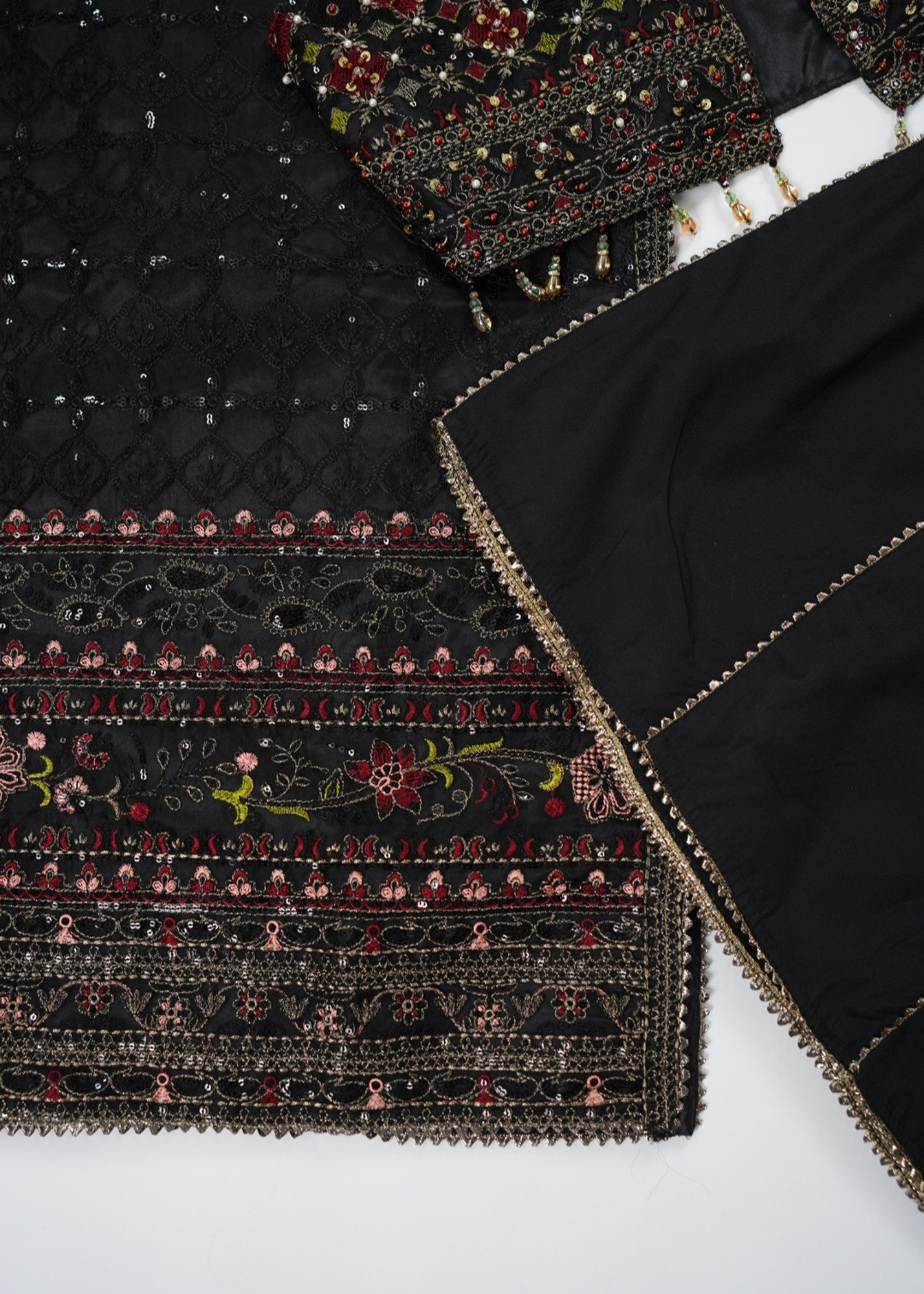 organza Jacket in Black