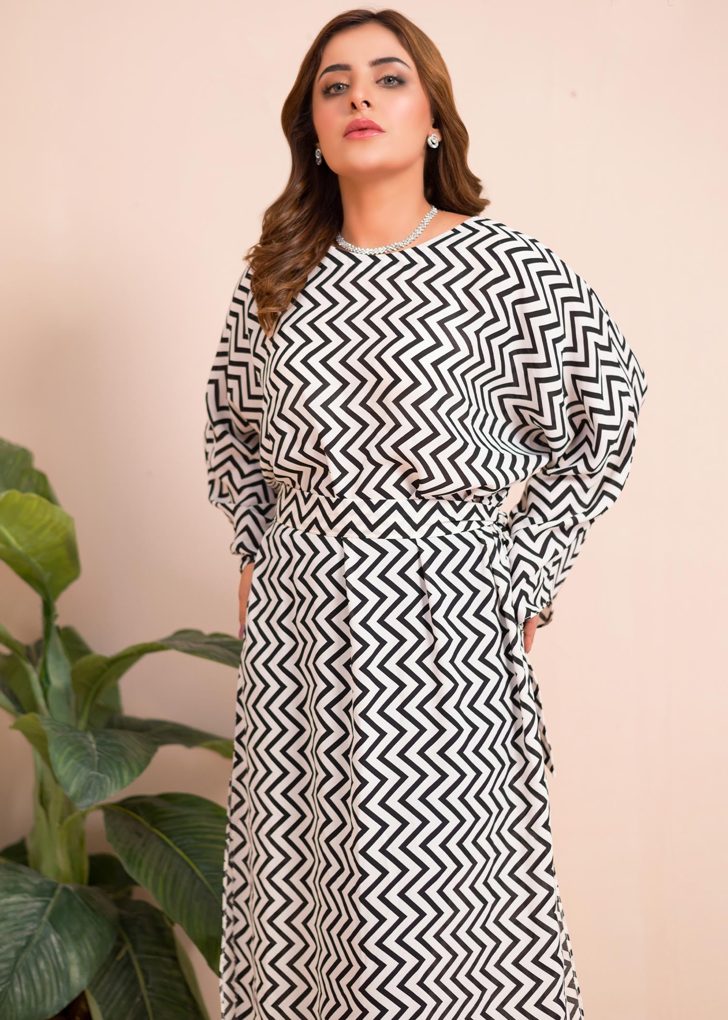 georgette chiffon Kurti in Multi