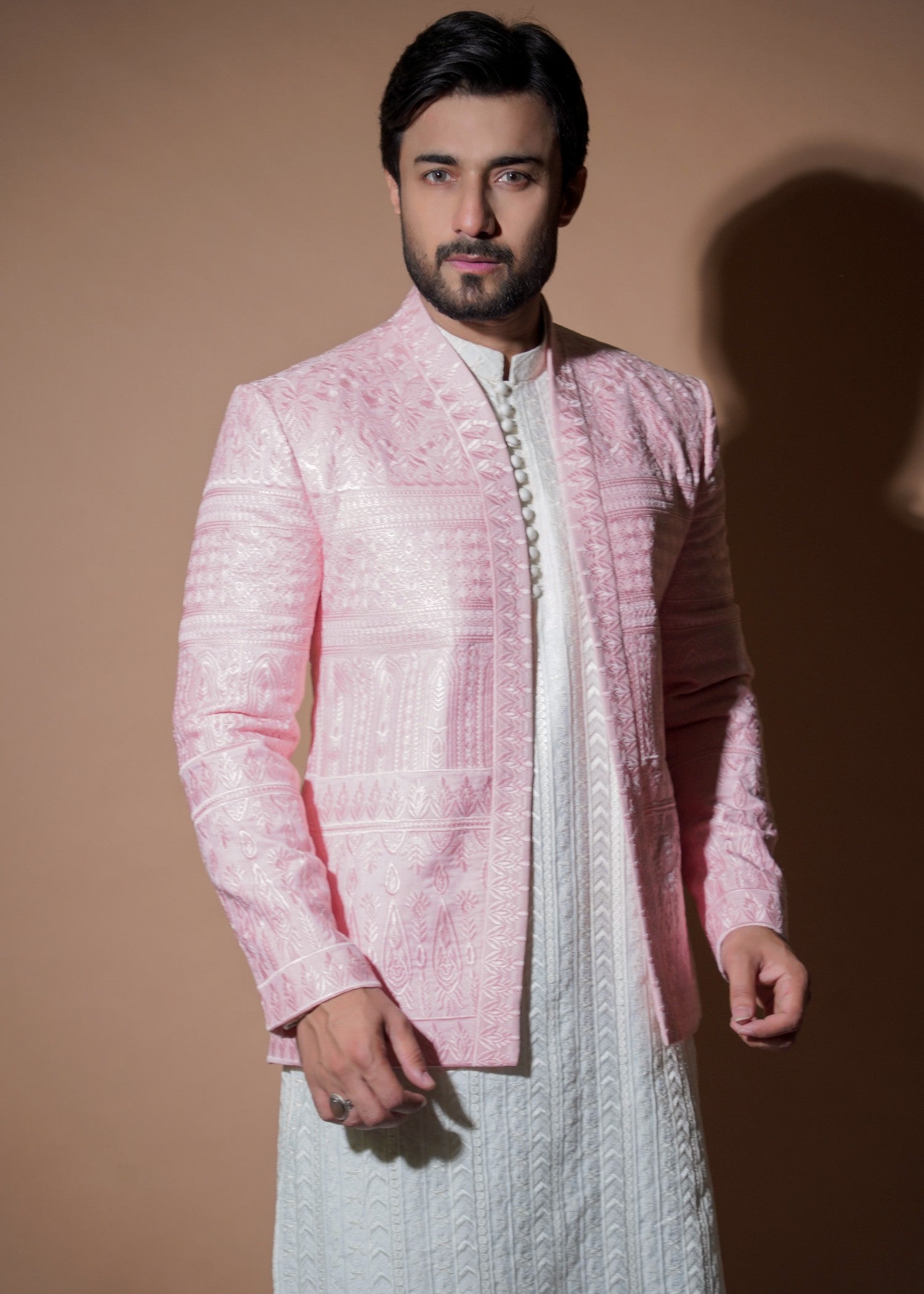 tropical Prince Coat in Blush pink