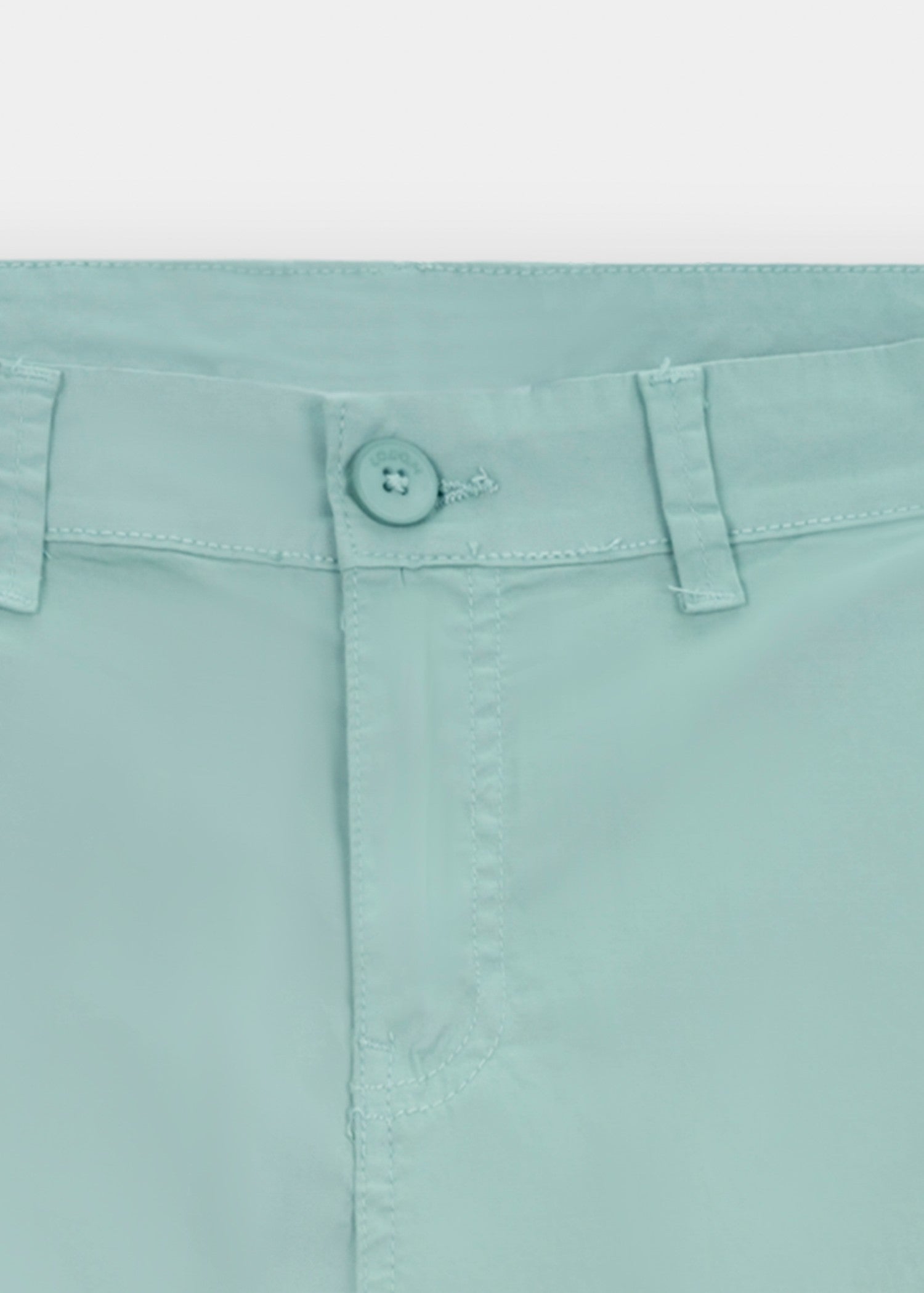cotton satin Pants in Light blue