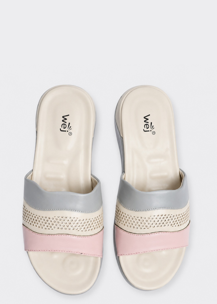 Slides in Cotton by - High Quality Women Slides FDJ3705