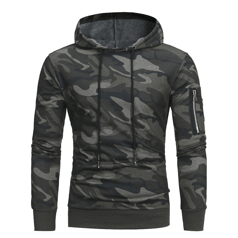 Fleece Hoodie Printed Loose Long Sleeve Jacket
