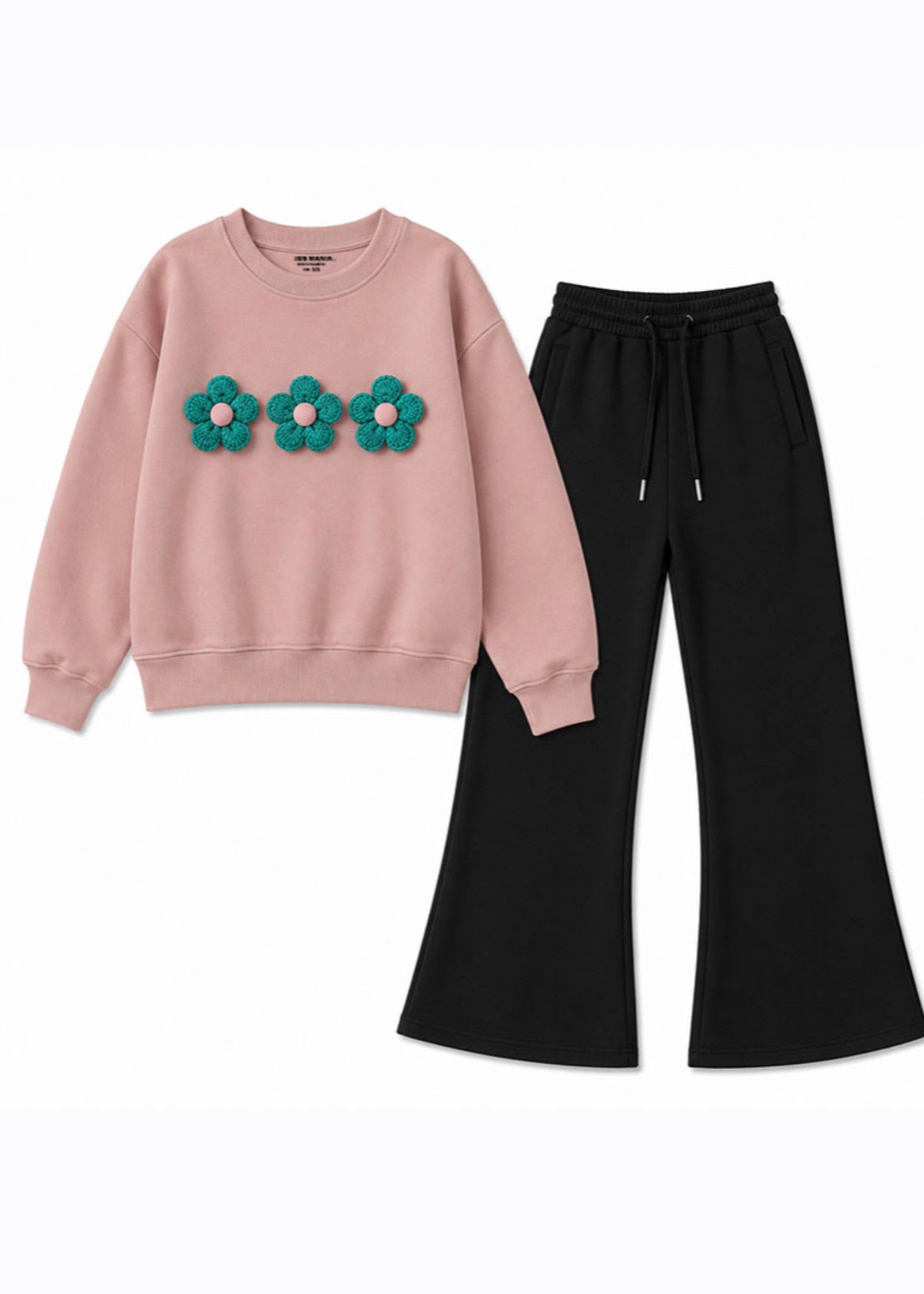 Co Ord Sets in Peach pink, black