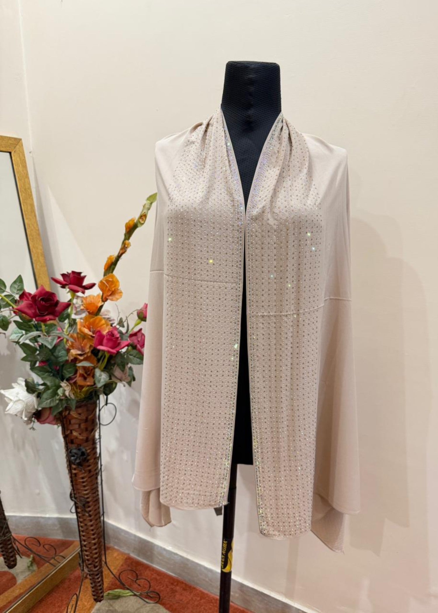 nidha Hijab in Wheat