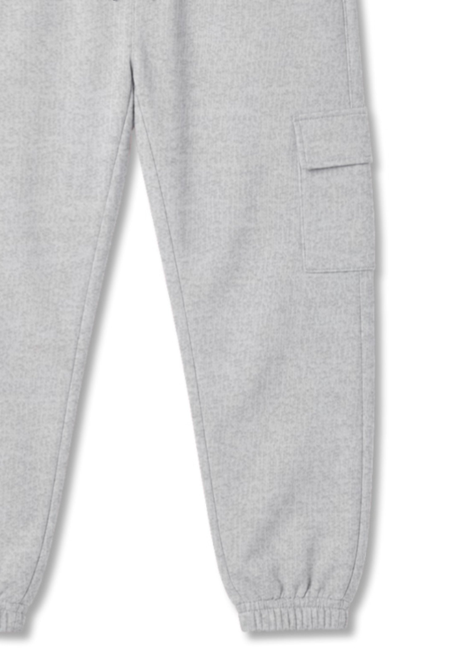 fleece Jogger Pants in Pastel grey