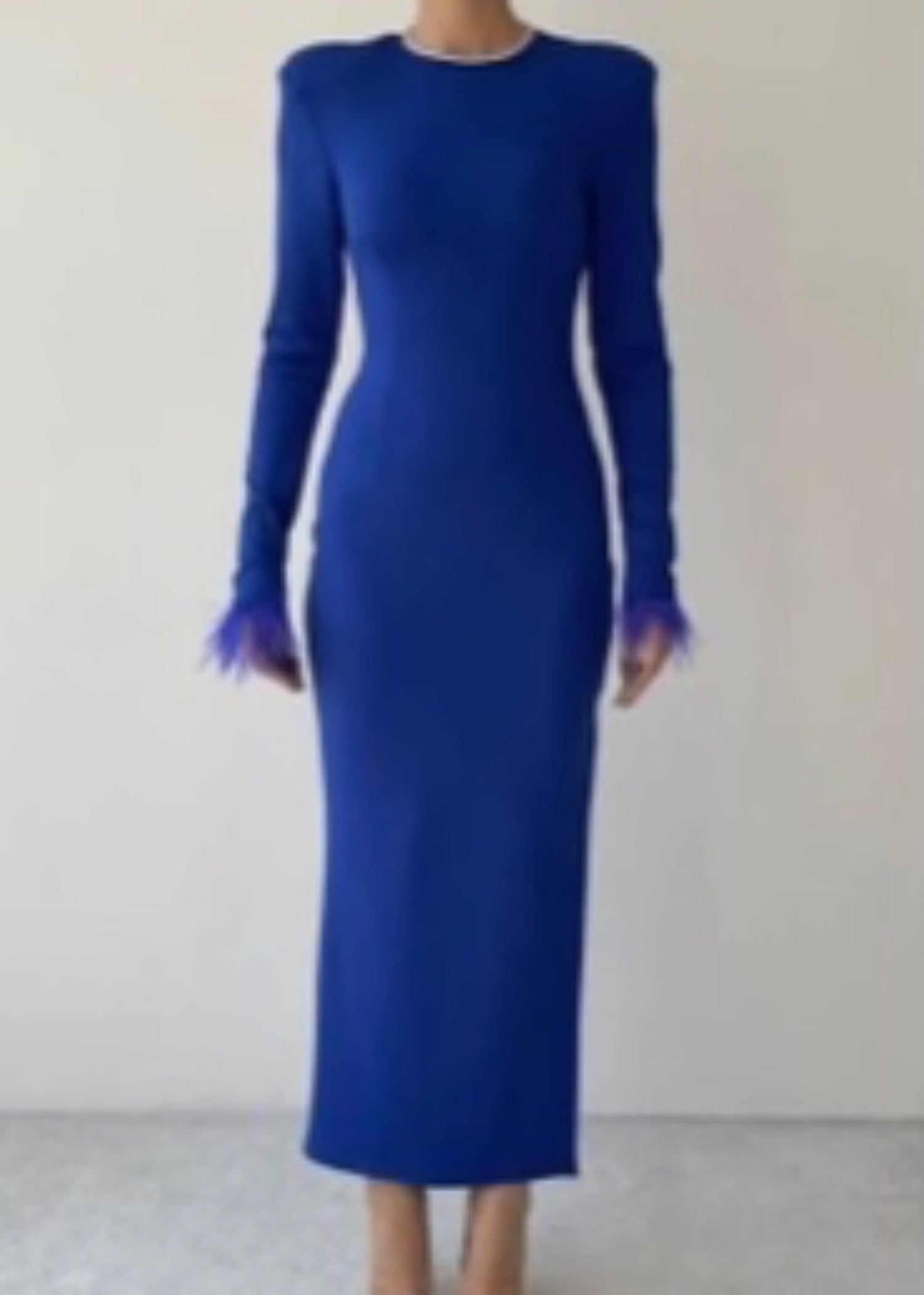 viscose jersey Dress in Blue