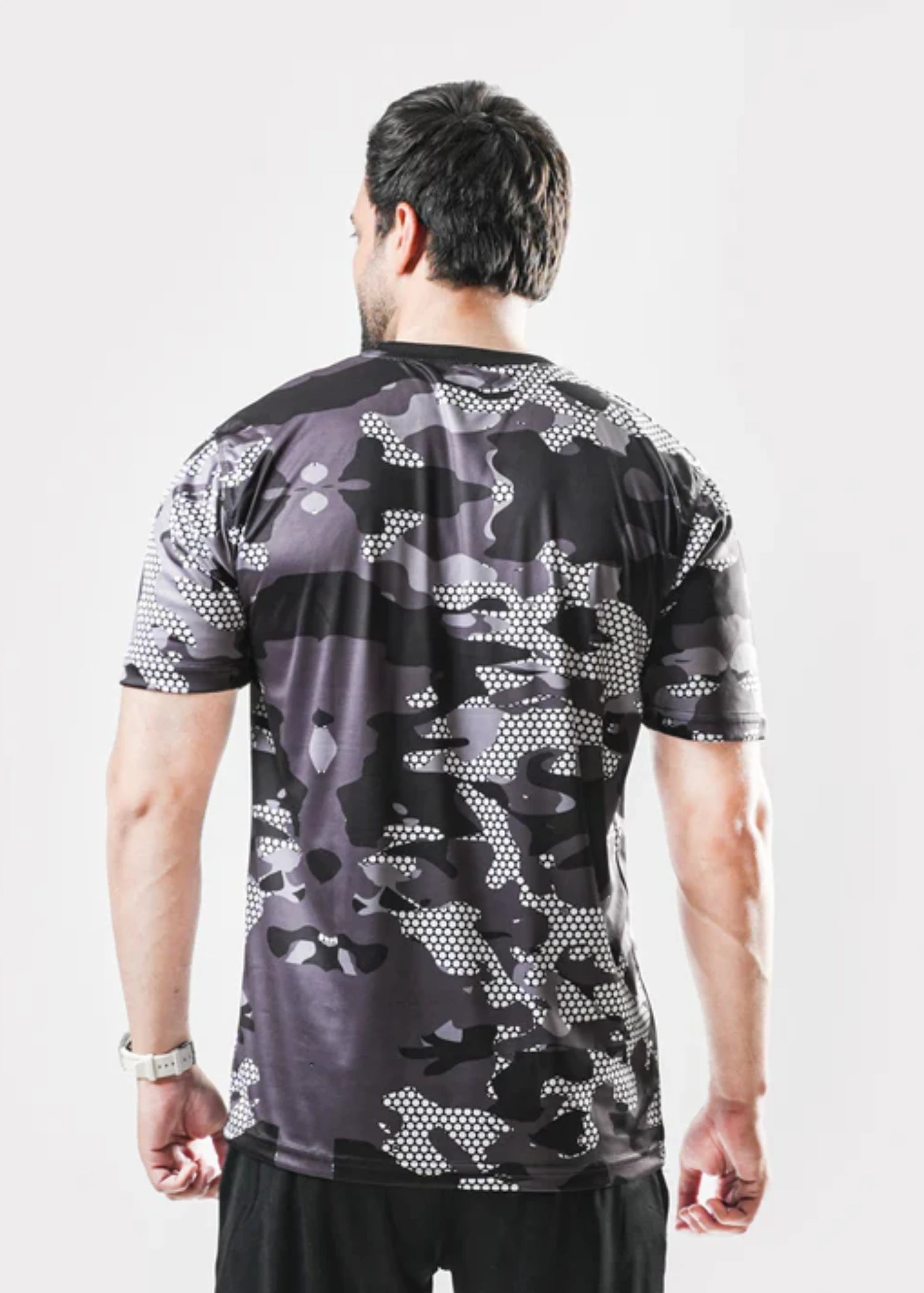 fleece T Shirt in Grey